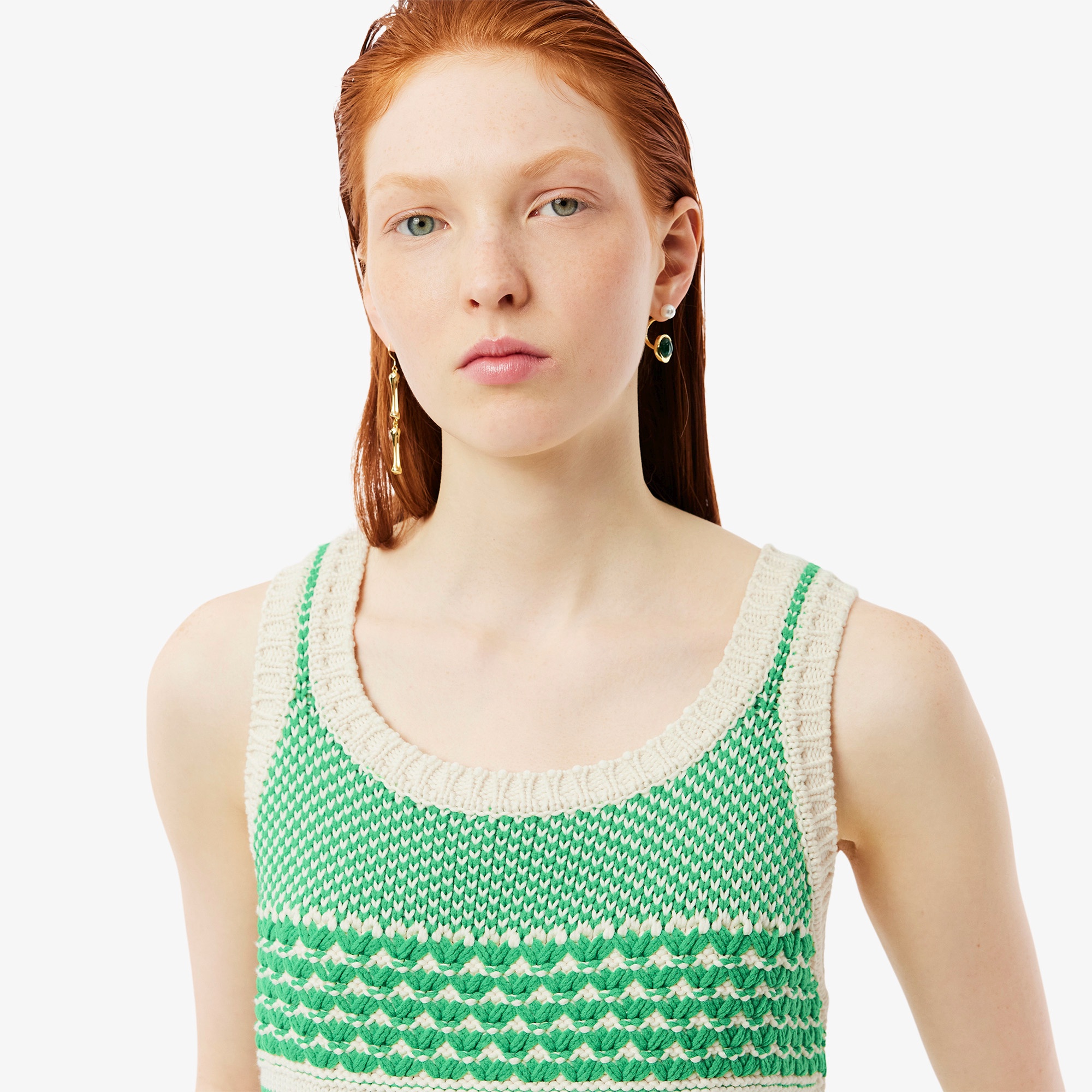 『25SS Fashion Show』 ジャカードニットキャミドレス