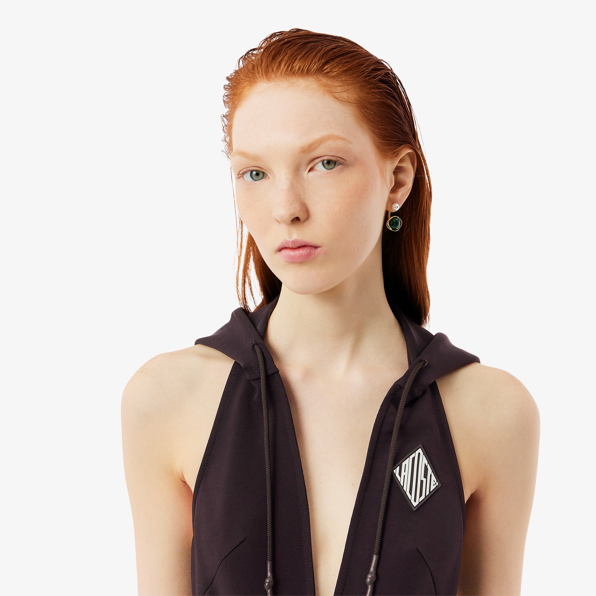 『25SS Fashion Show』 ロングプリーツフーディードレス