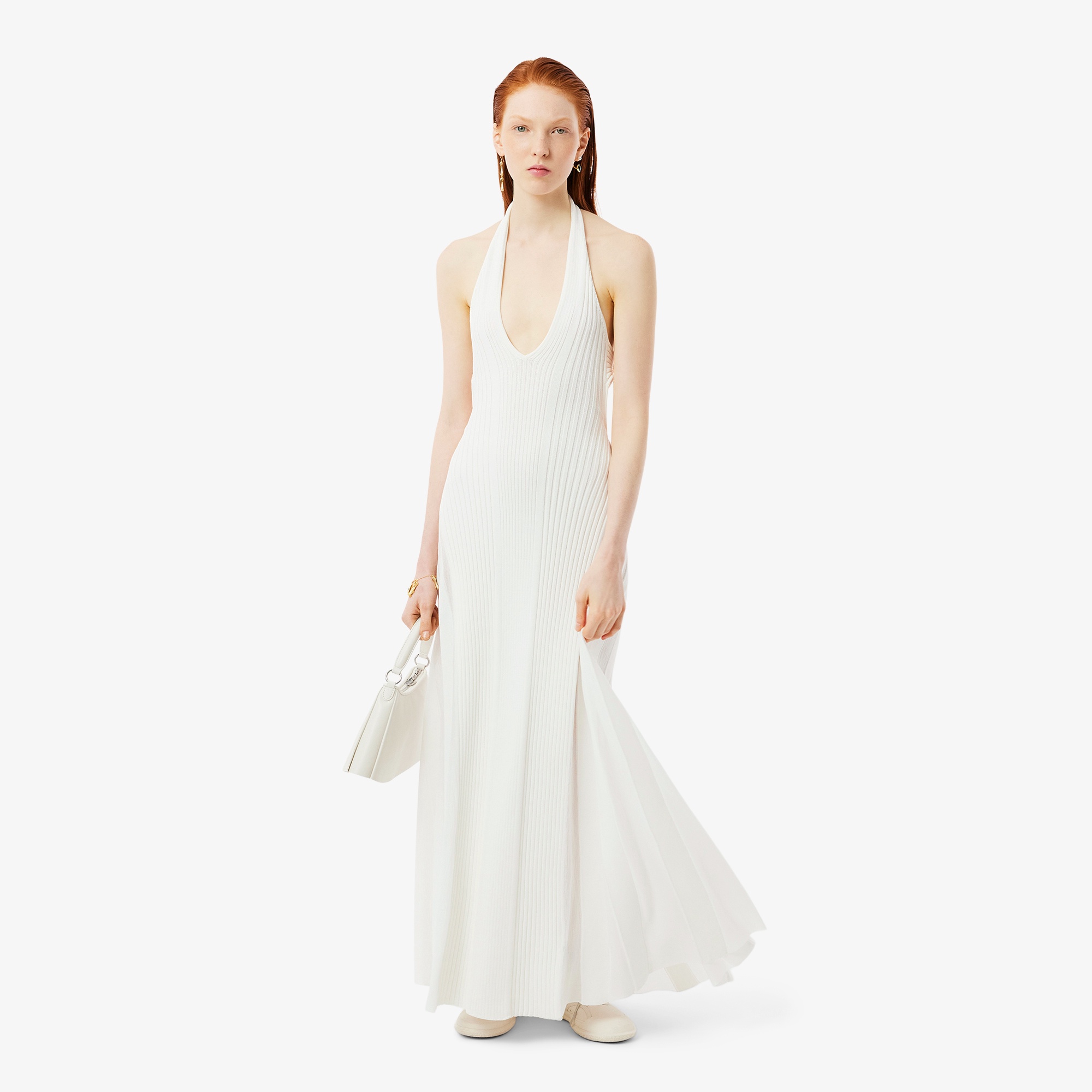 『25SS Fashion Show』 レーヨンリブニットロングドレス