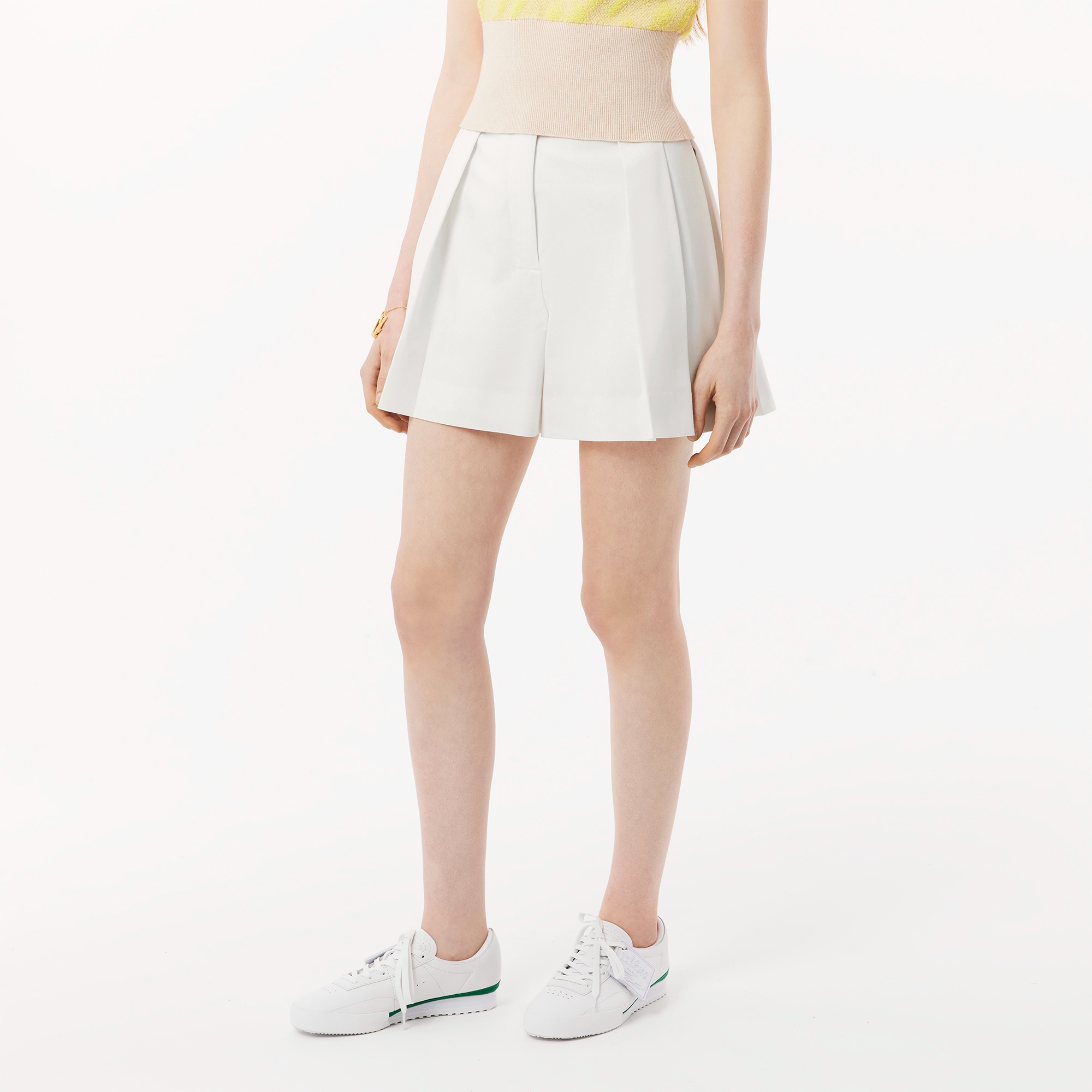 『25SS Fashion Show』 プリーツウールブレンドバミューダショーツ