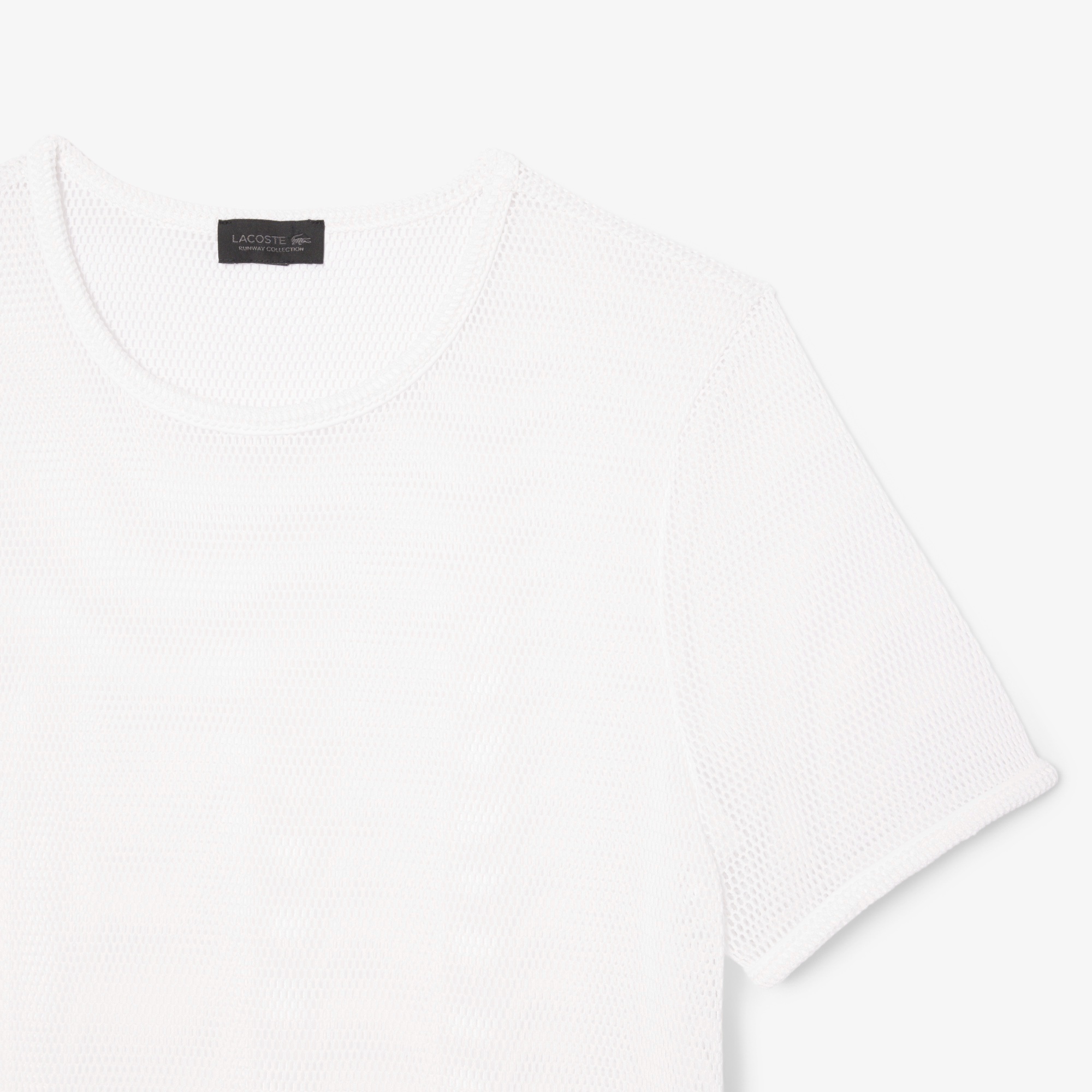 『25SS Fashion Show』 シースルーメッシュニットTシャツ