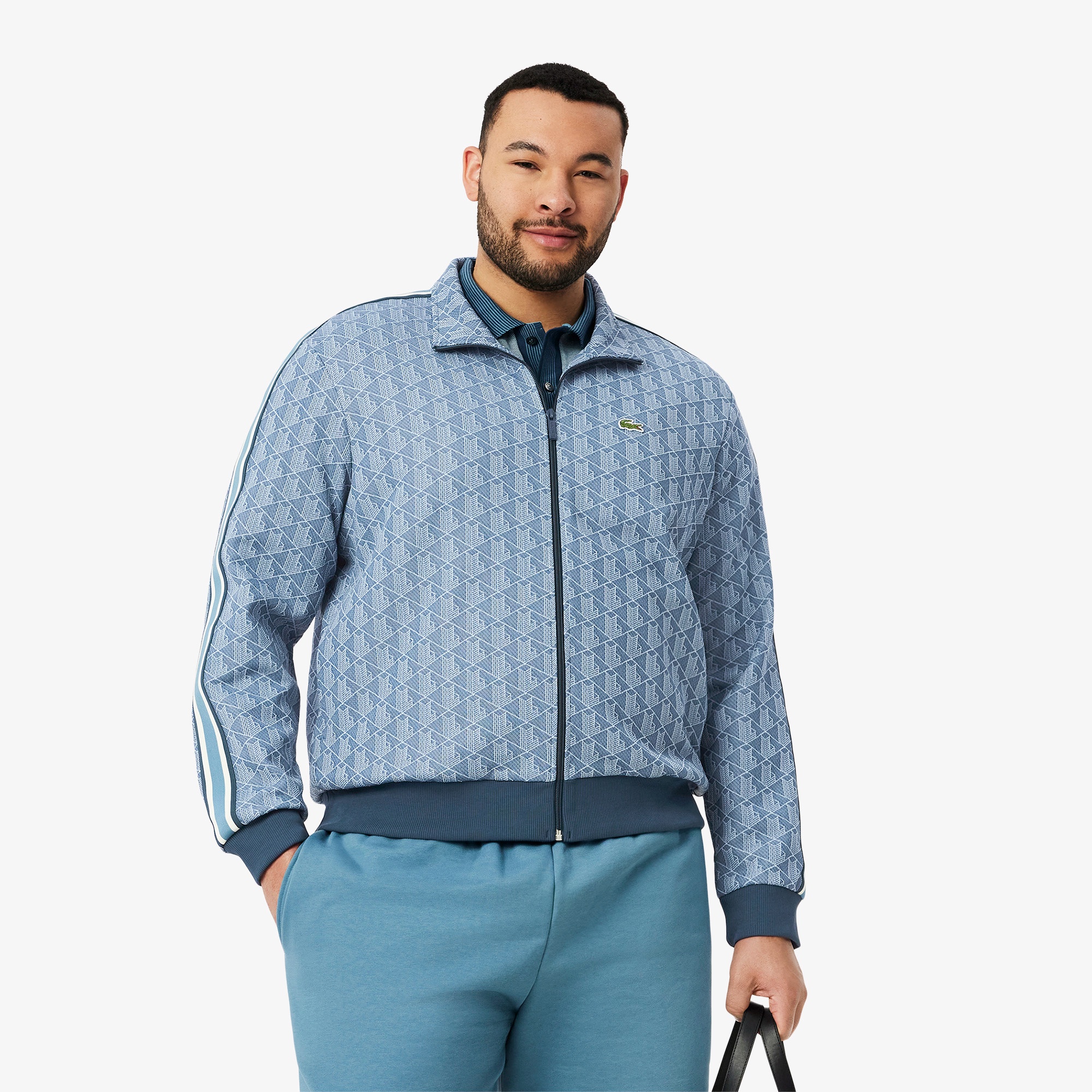 モノグラムジャカードトラックジャケット