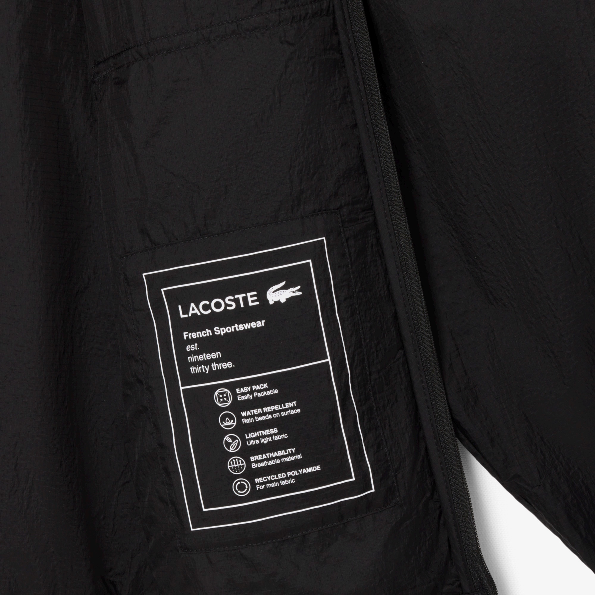 ワッシャーナイロンパッカブルフードジャケット