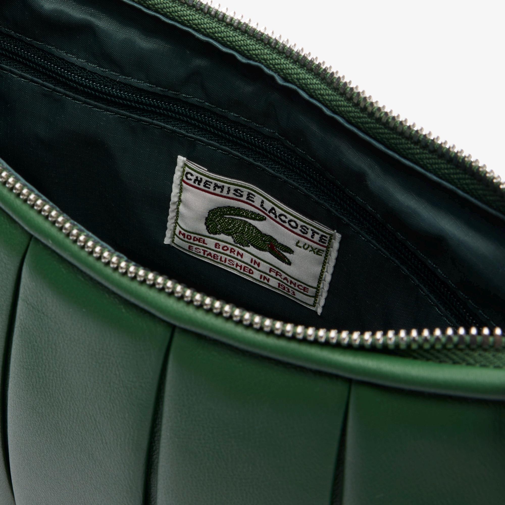 ランラン レザープリーツショルダーバッグ