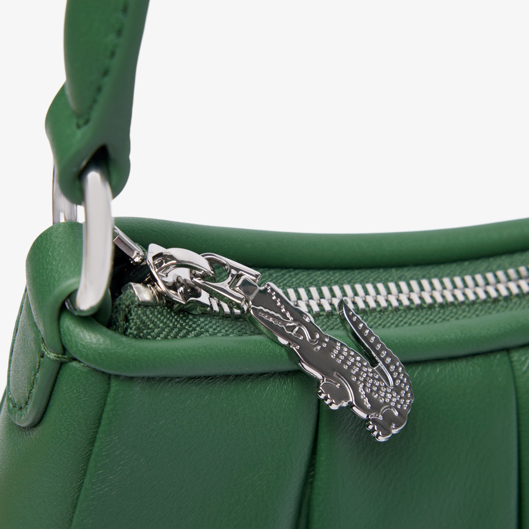 ランラン レザープリーツショルダーバッグ