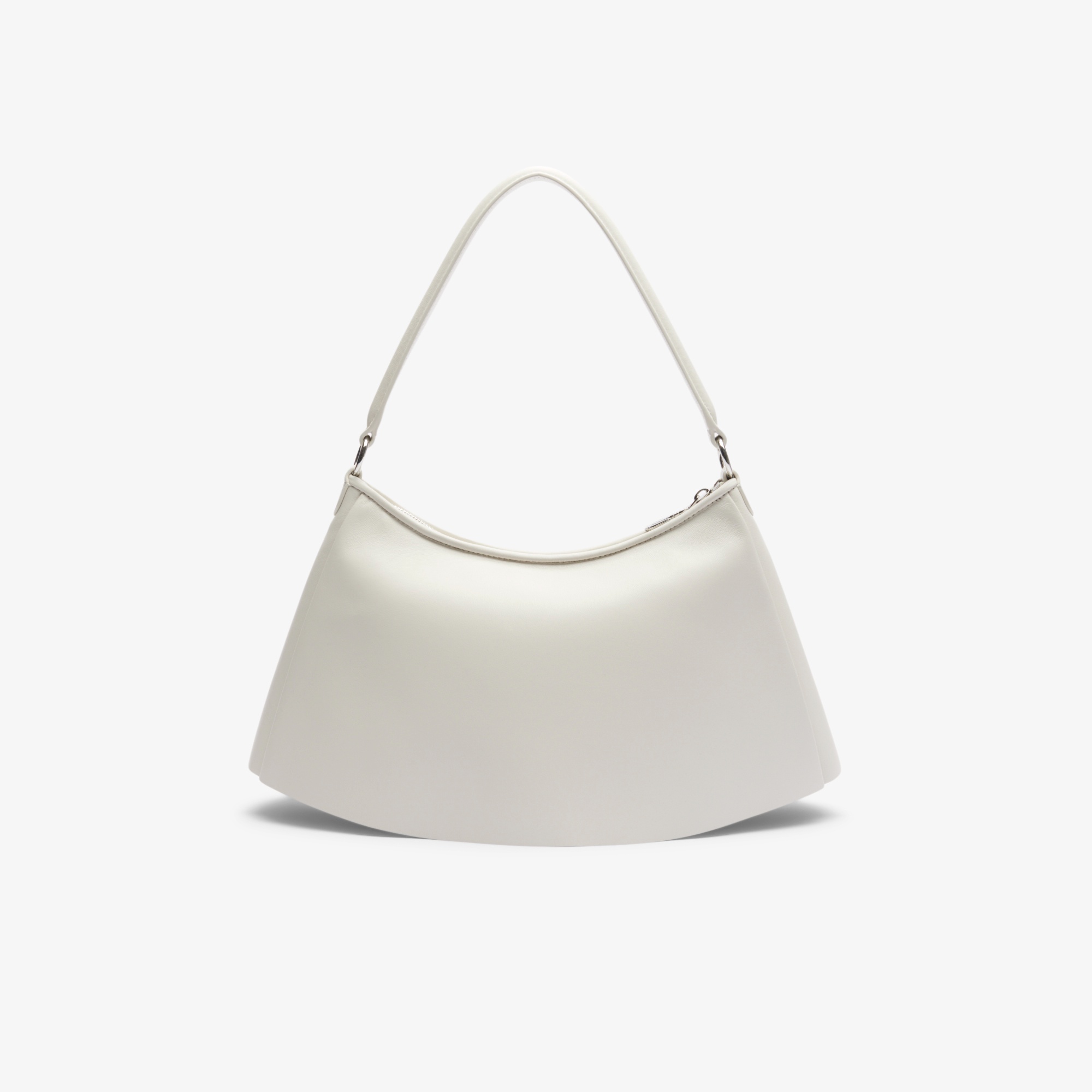 ランラン レザープリーツショルダーバッグ