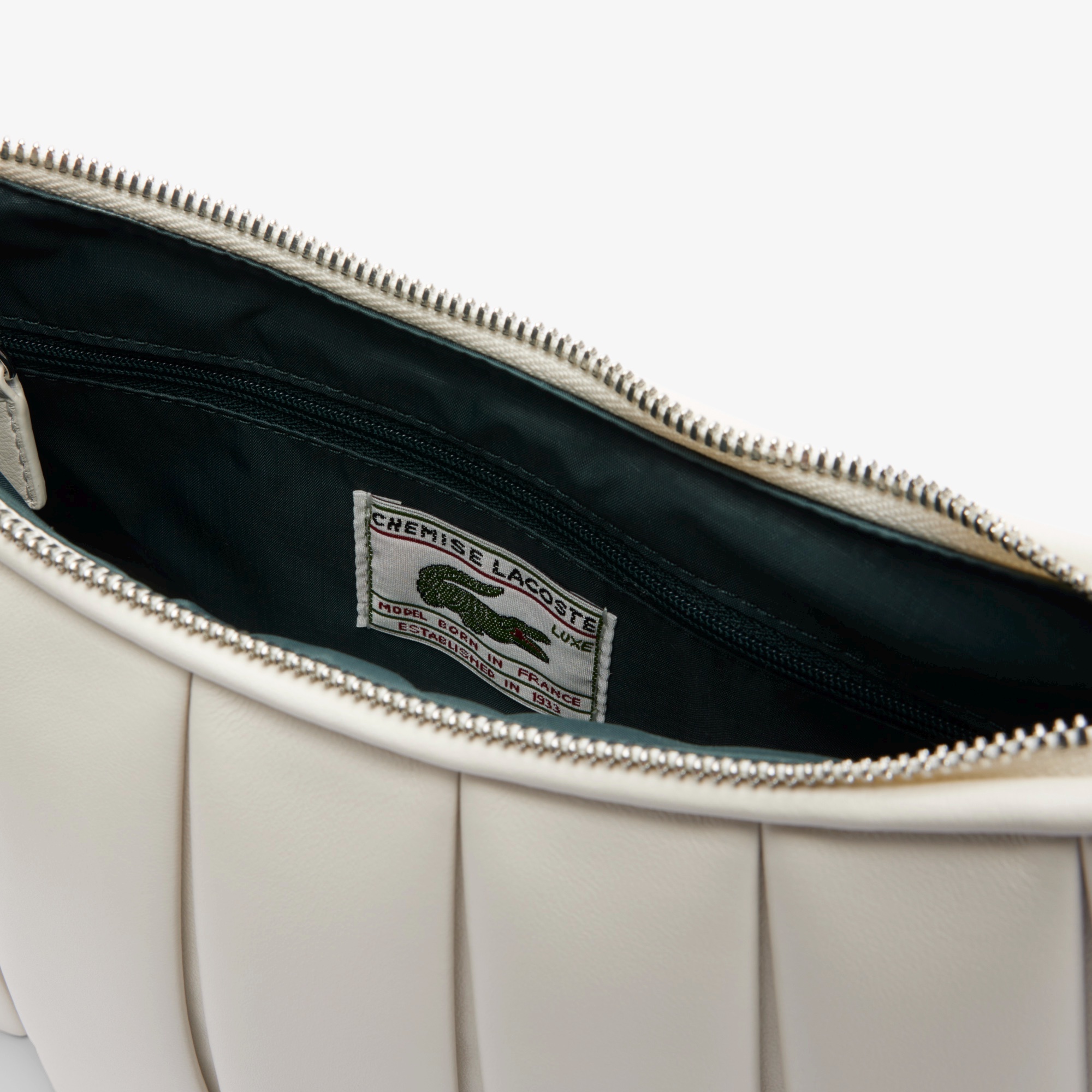 ランラン レザープリーツショルダーバッグ