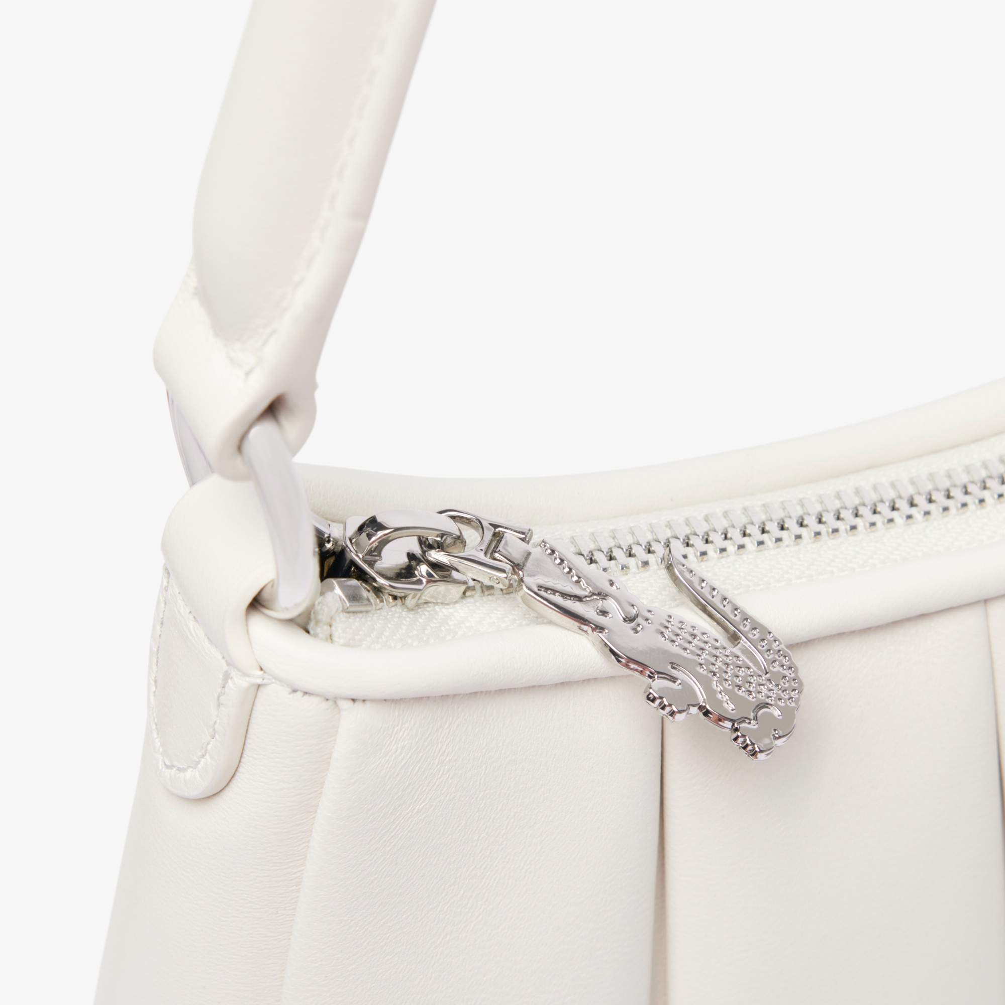 ランラン レザープリーツショルダーバッグ