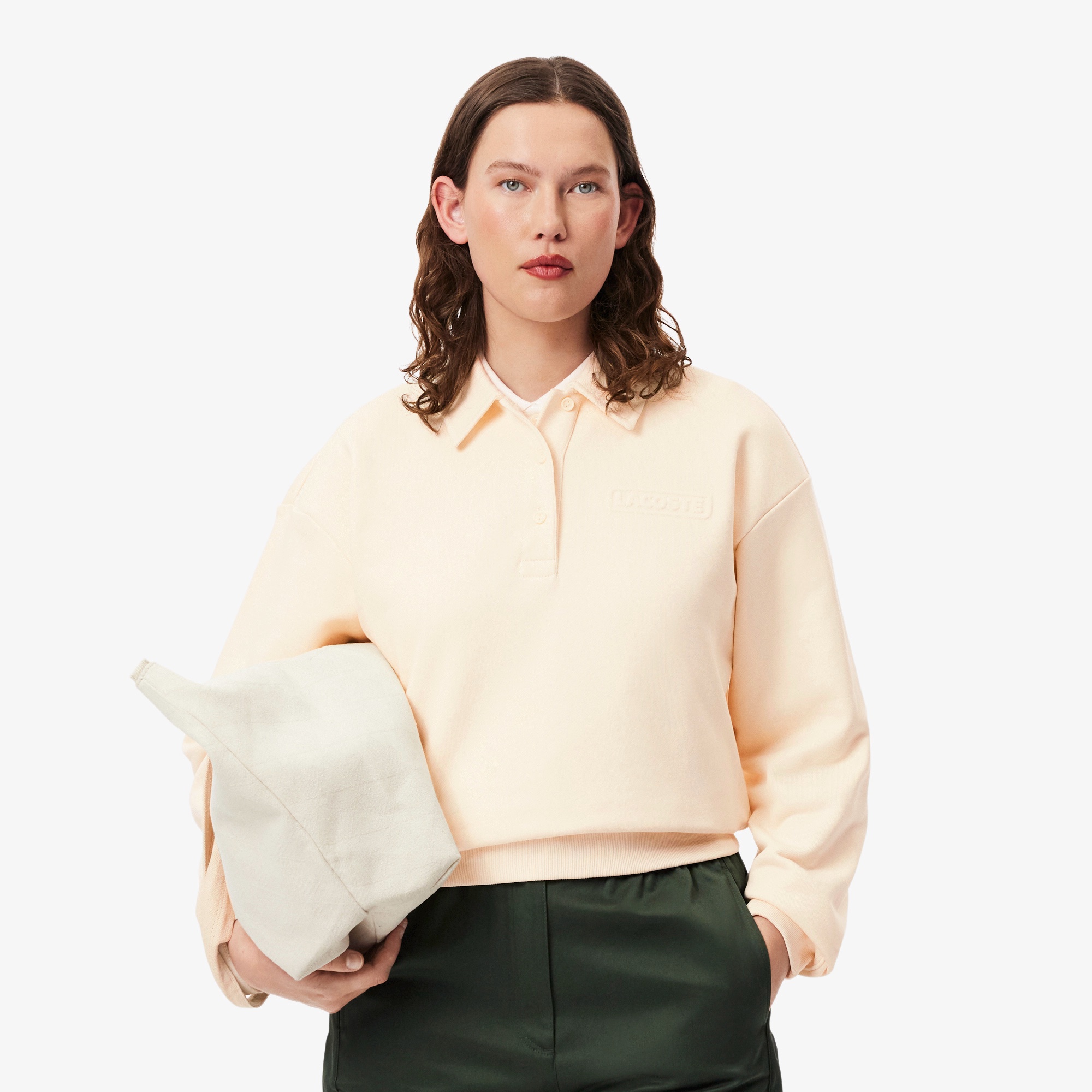 スウェットポロシャツ