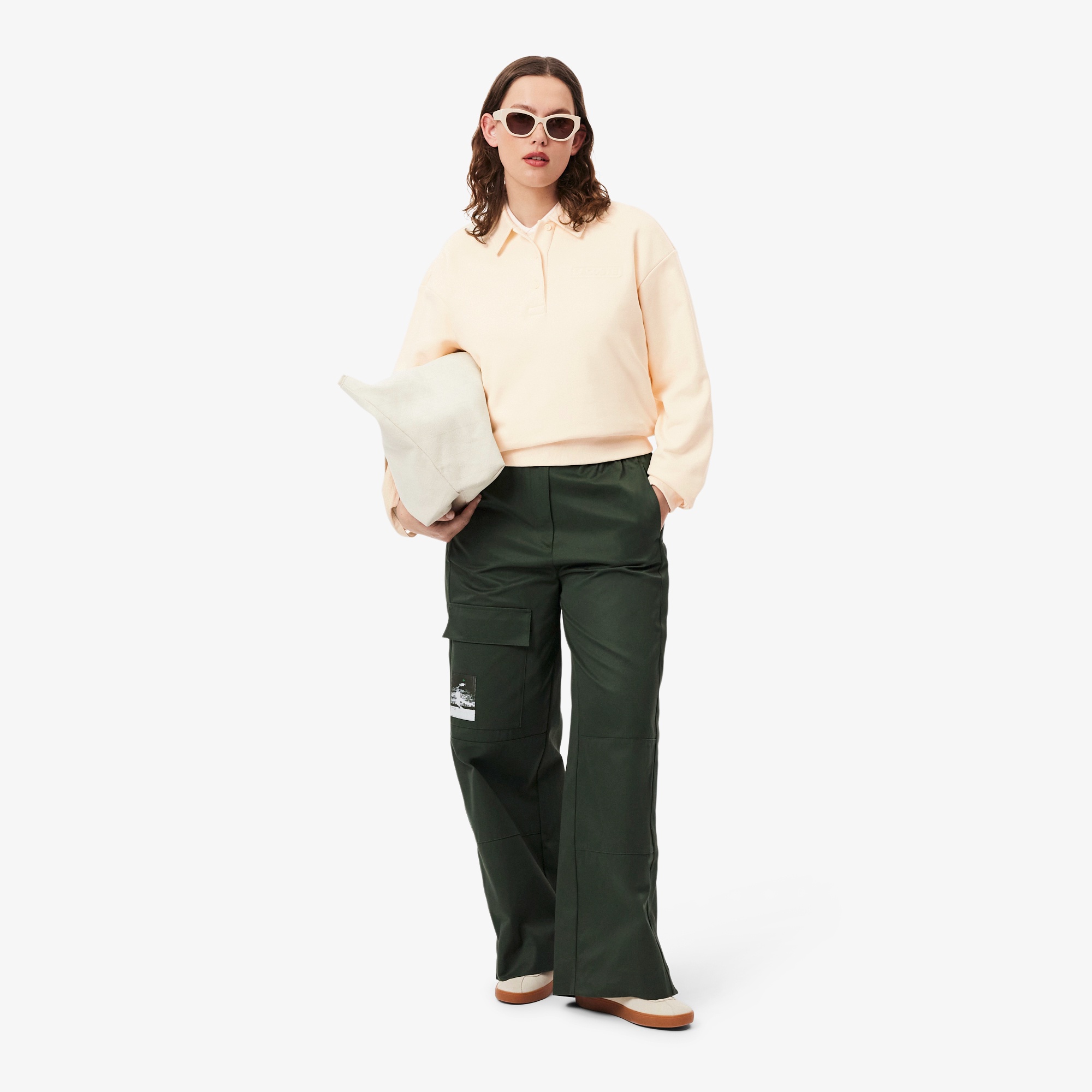 スウェットポロシャツ