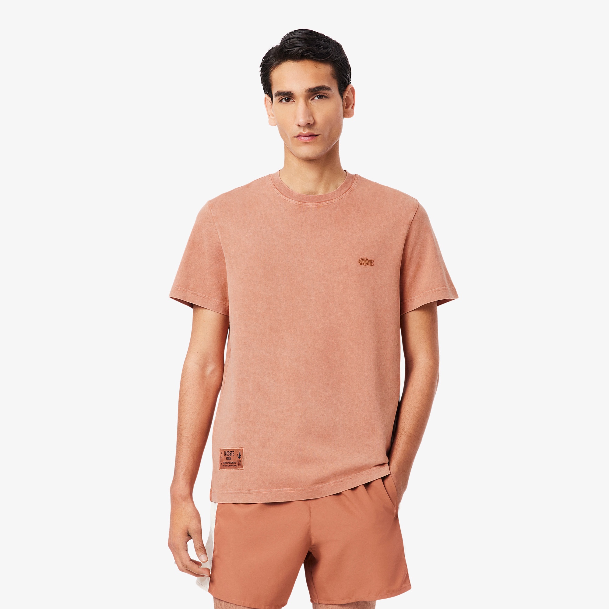 大人カジュアル♪【LACOSTE】ウォッシュエフェクトTシャツ ウォッシュエフェクトTシャツ TH4178 - ラコステ（LACOSTE）公式