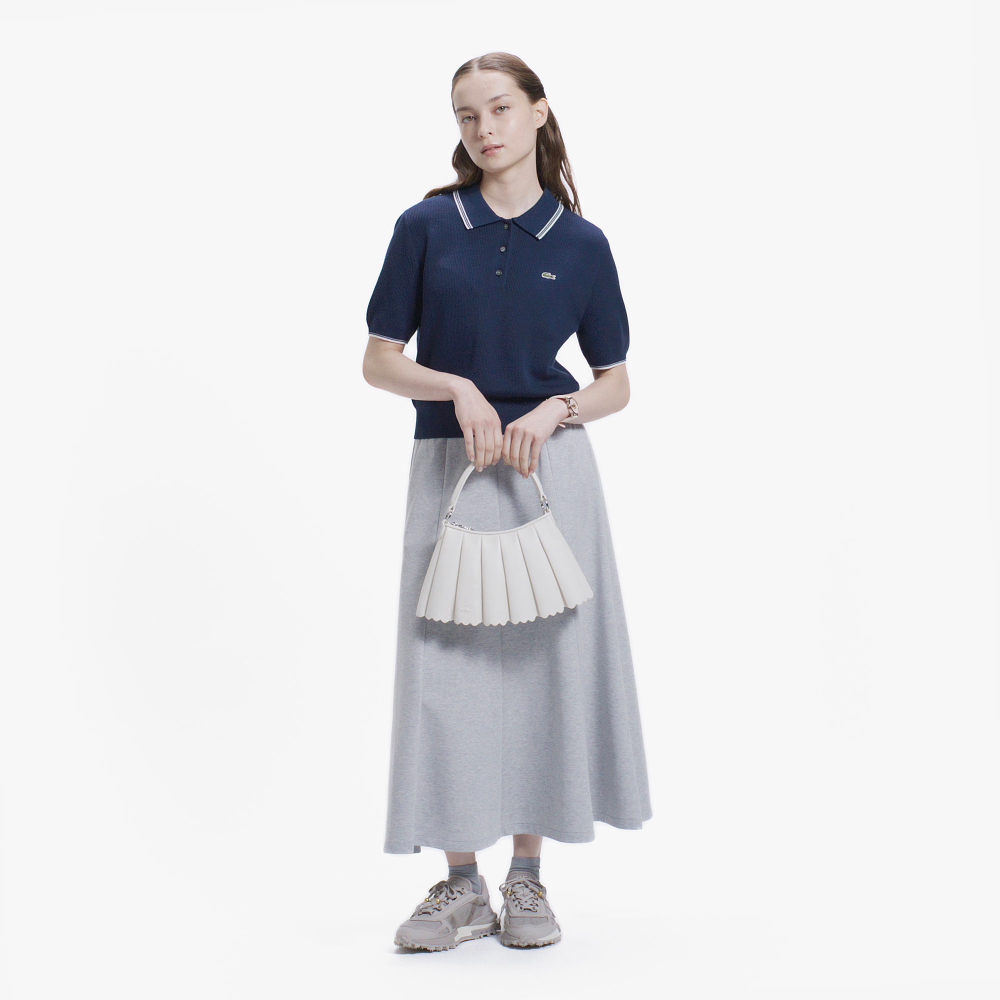 コンパクトニットポロシャツ