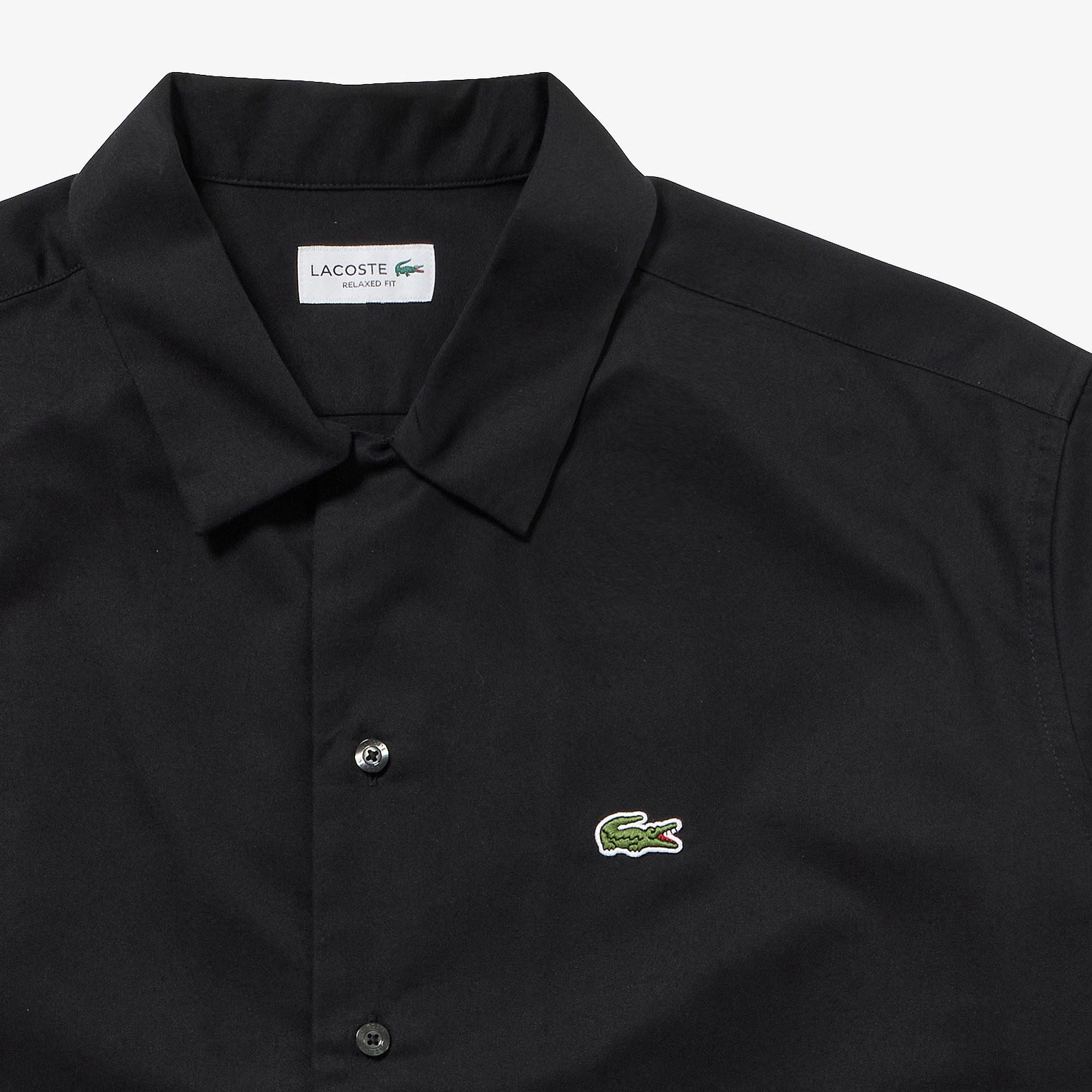 シルクブレンドオープンカラーシャツ