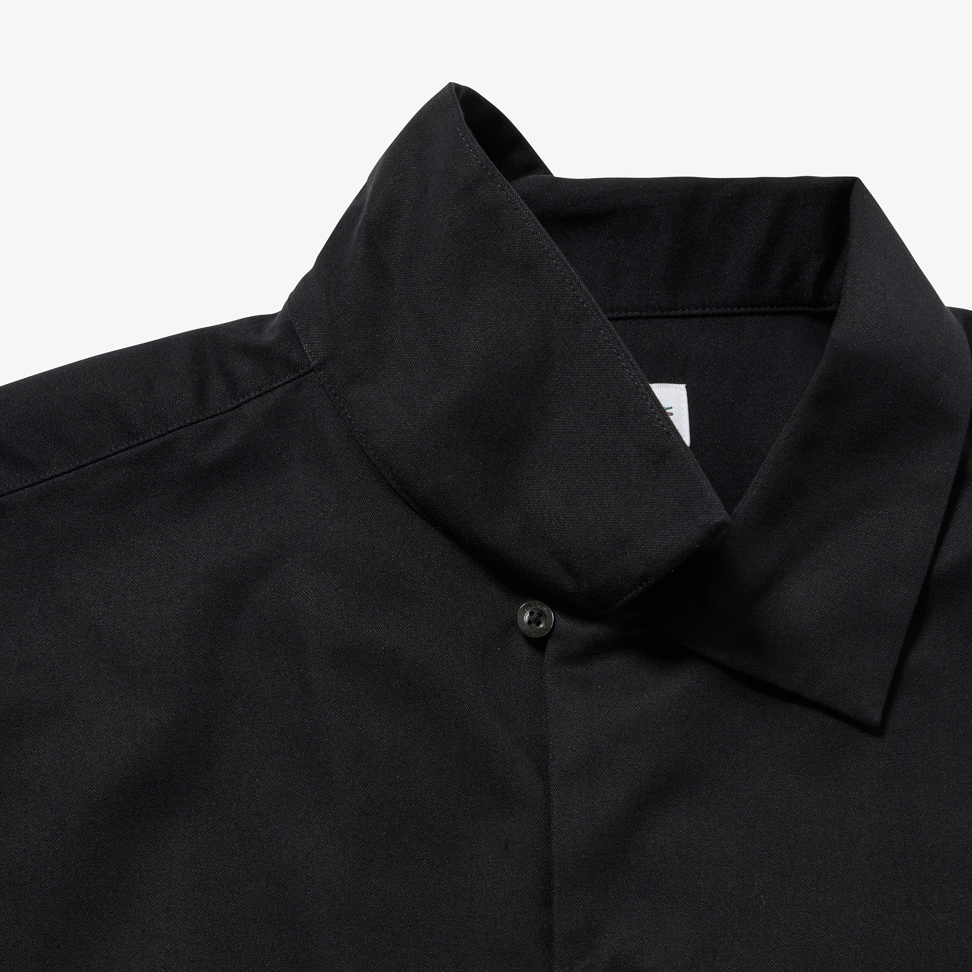 シルクブレンドオープンカラーシャツ