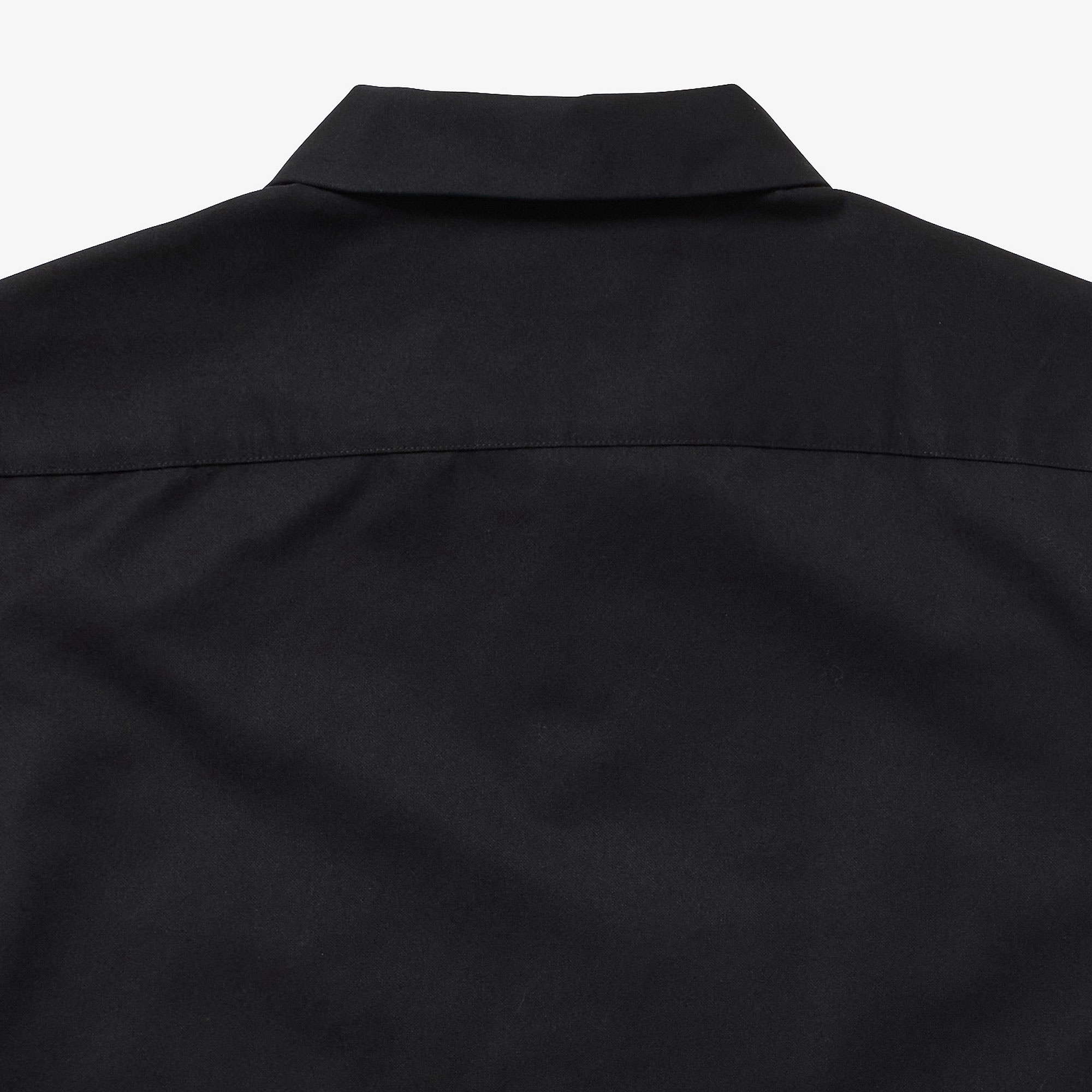 シルクブレンドオープンカラーシャツ