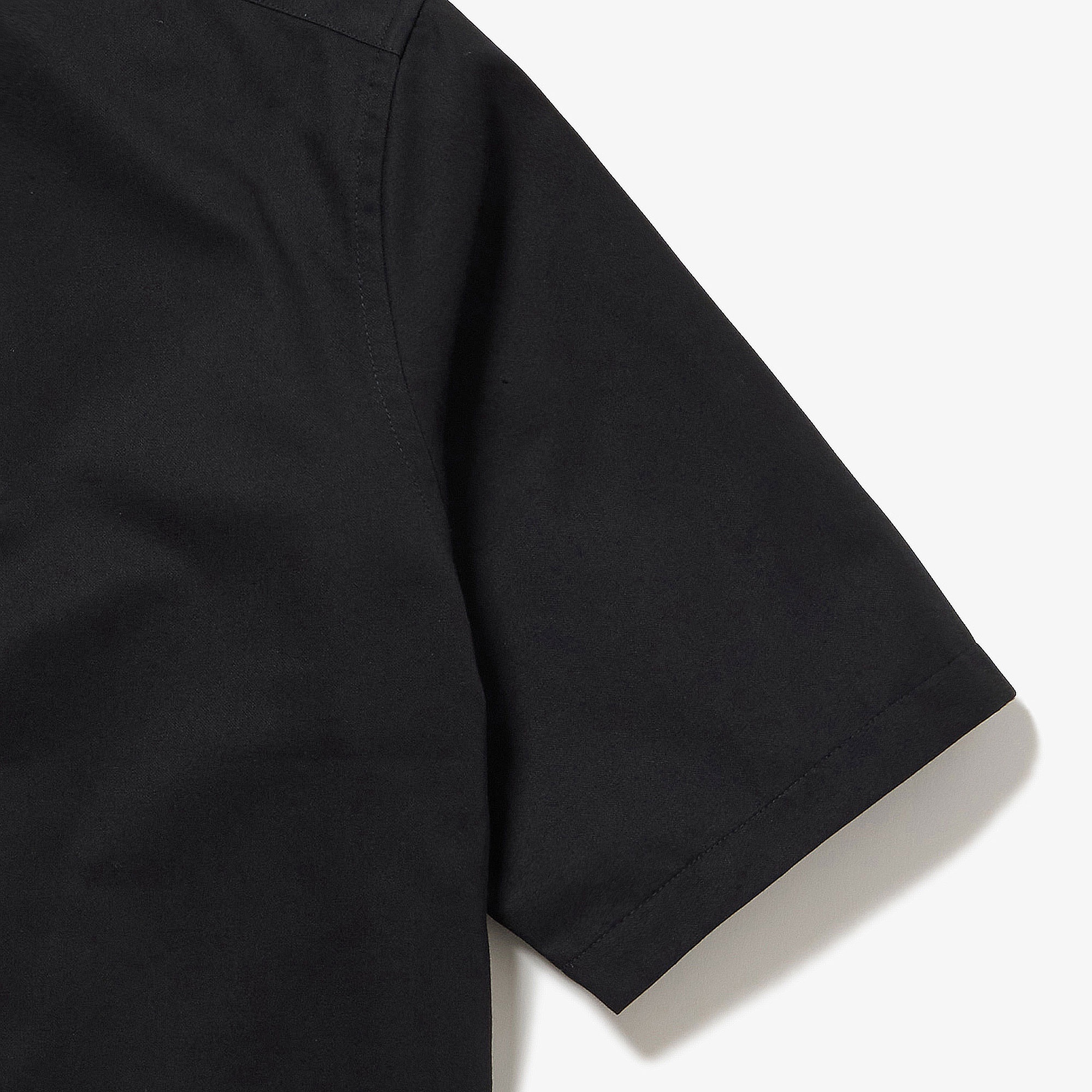 シルクブレンドオープンカラーシャツ