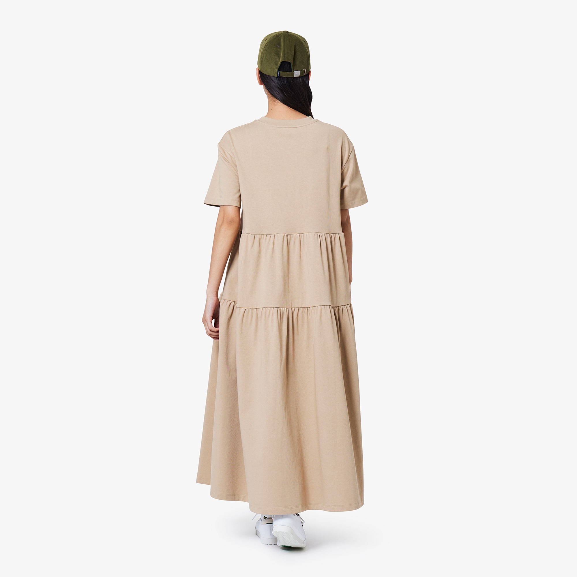 ティアードTシャツドレス