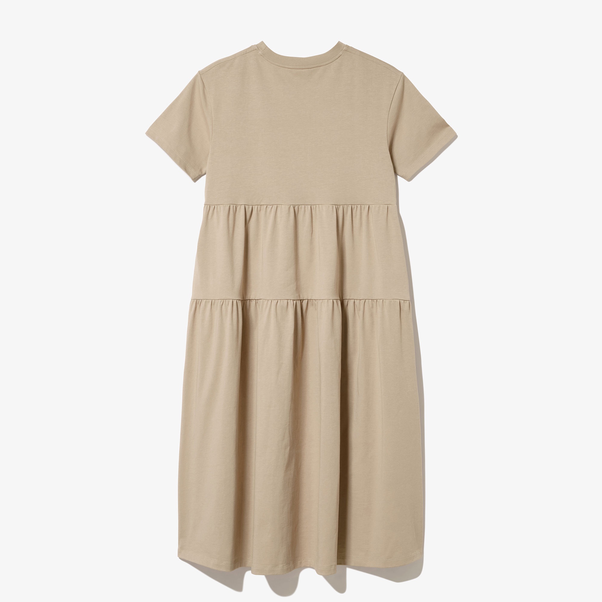 ティアードTシャツドレス