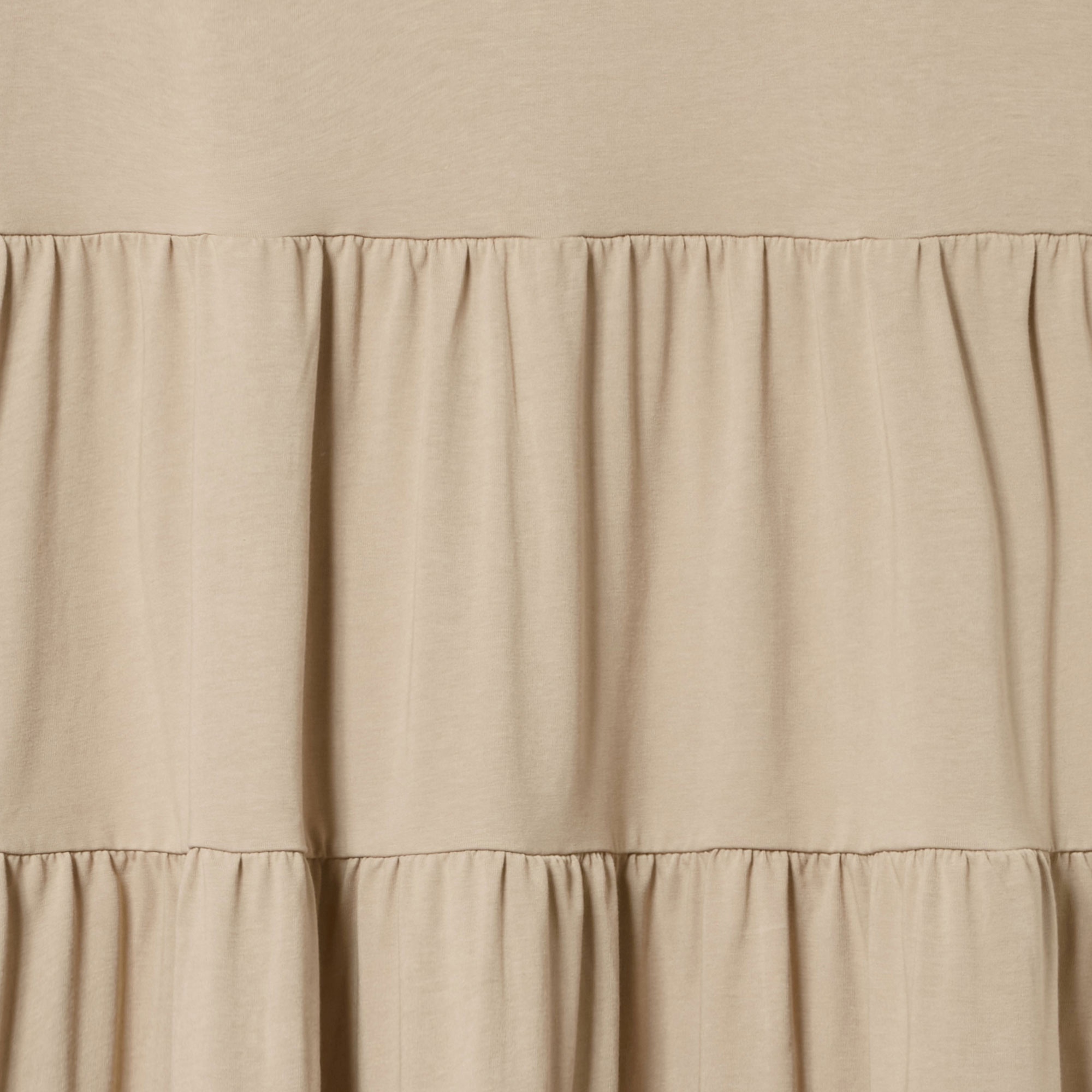 ティアードTシャツドレス