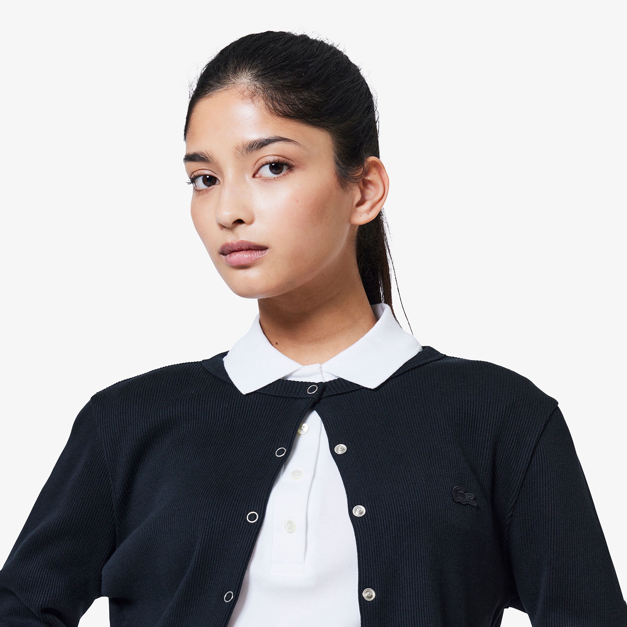 リブジャージカーディガン