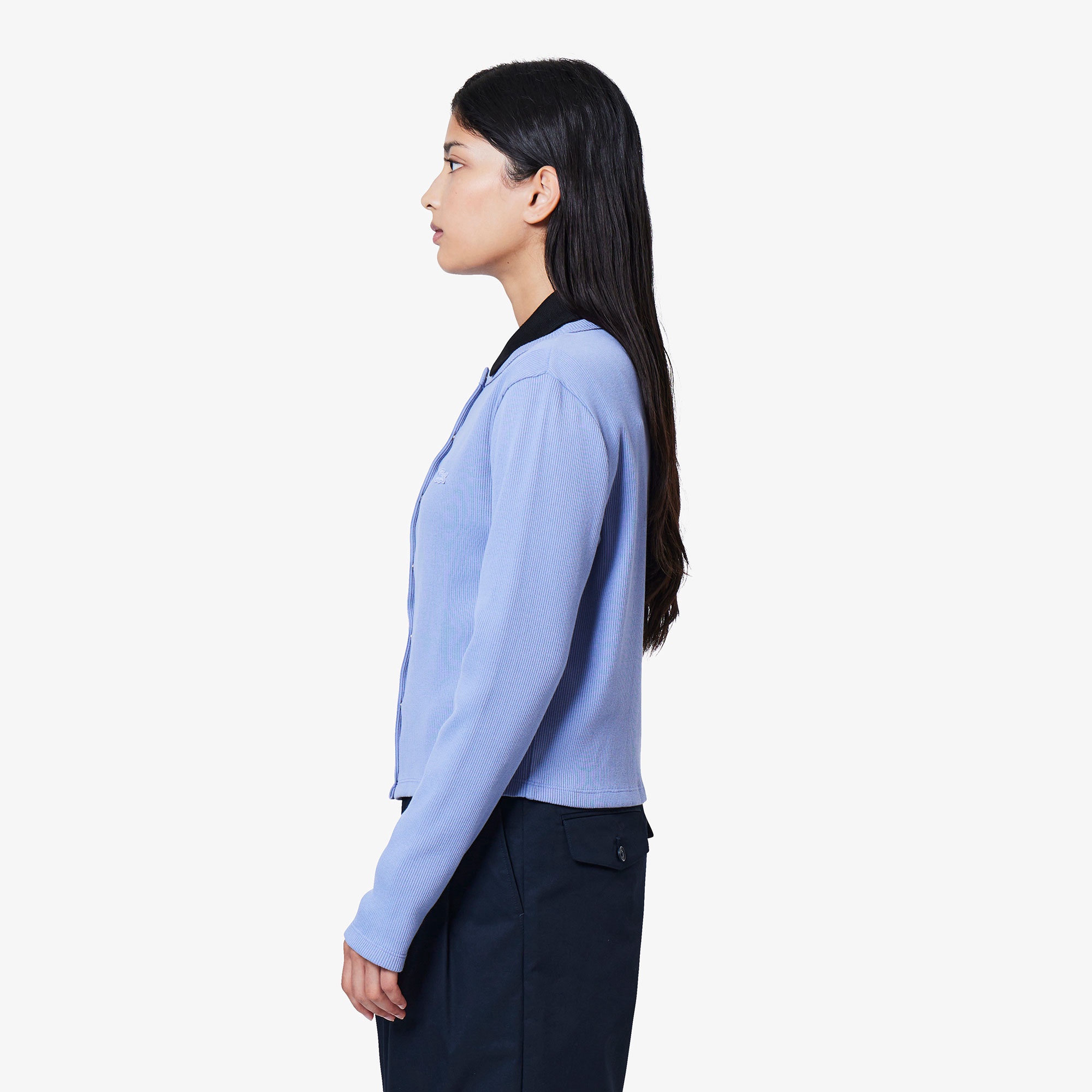 リブジャージカーディガン