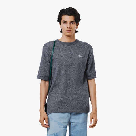 3色混合メランジェニットTシャツ