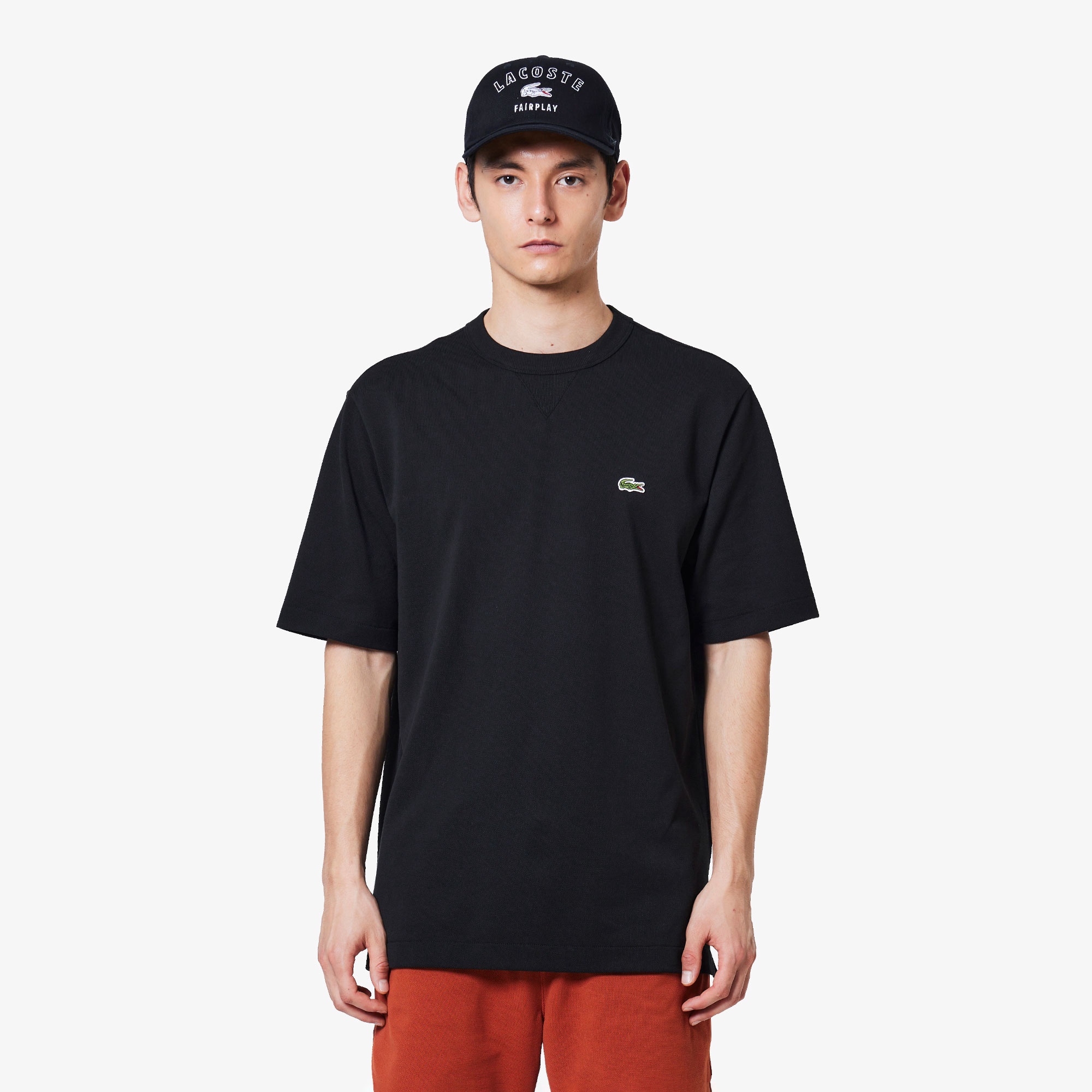 L.12.12アレンジ ガゼット付き鹿の子地Tシャツ TH2784