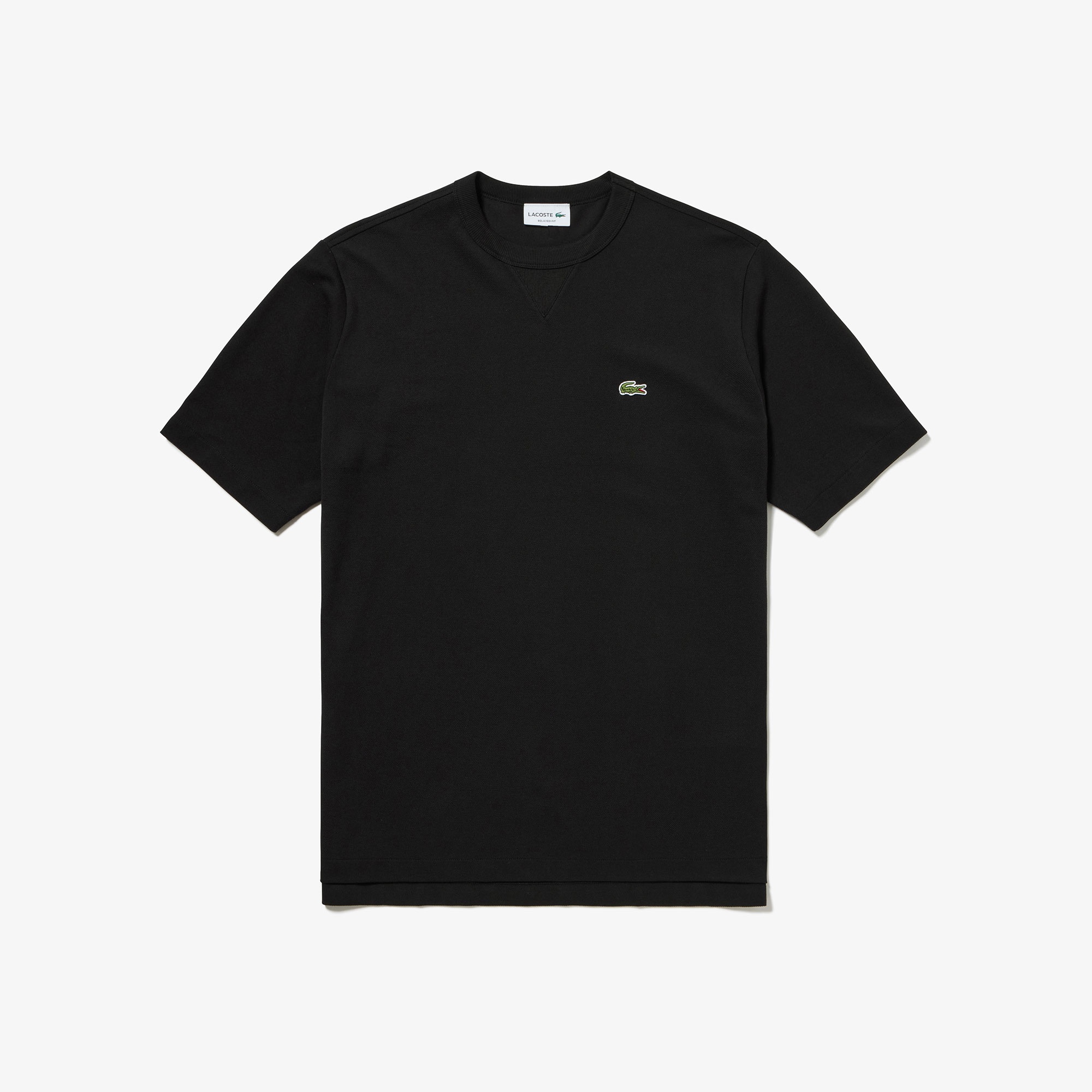 L.12.12アレンジ ガゼット付き鹿の子地Tシャツ