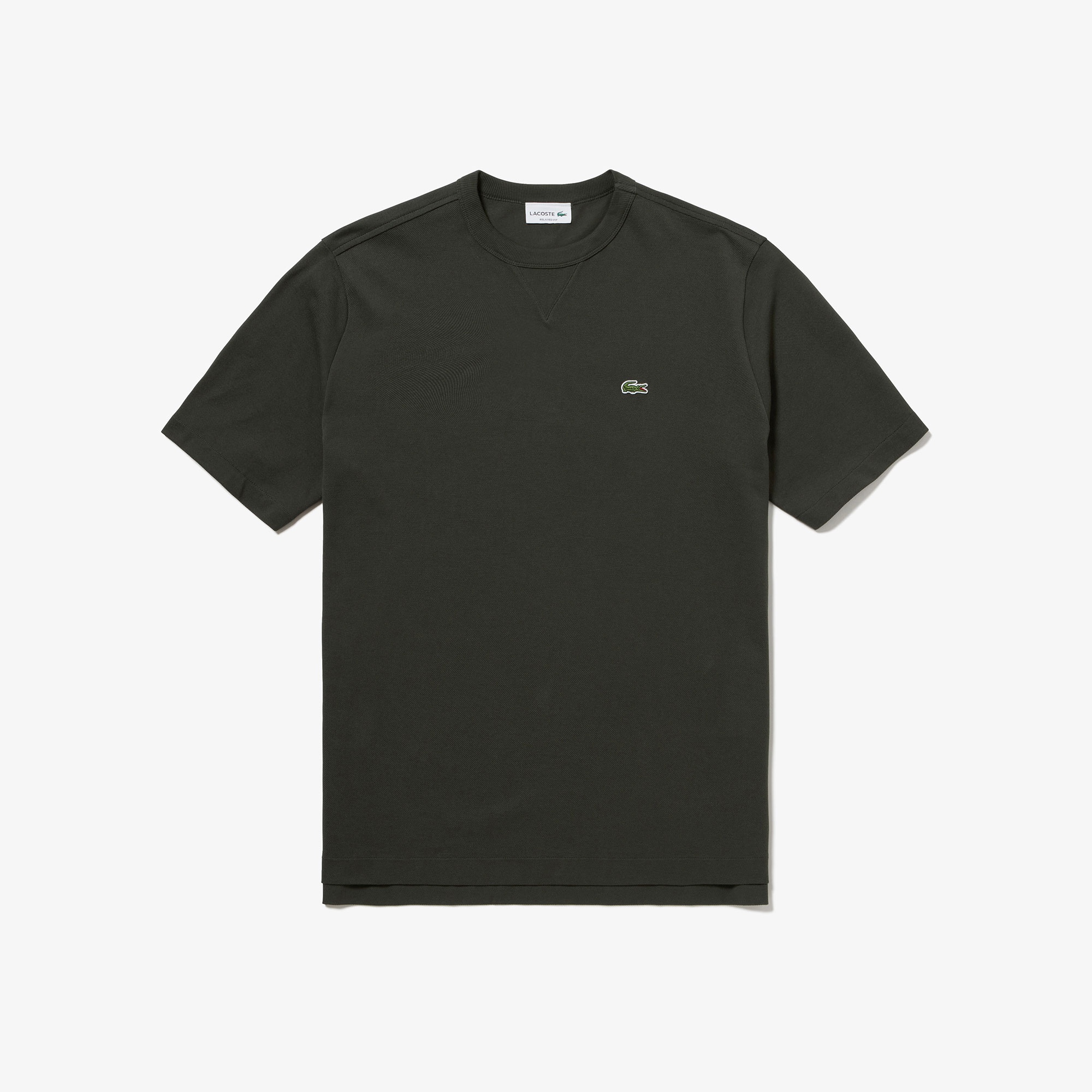 L.12.12アレンジ ガゼット付き鹿の子地Tシャツ