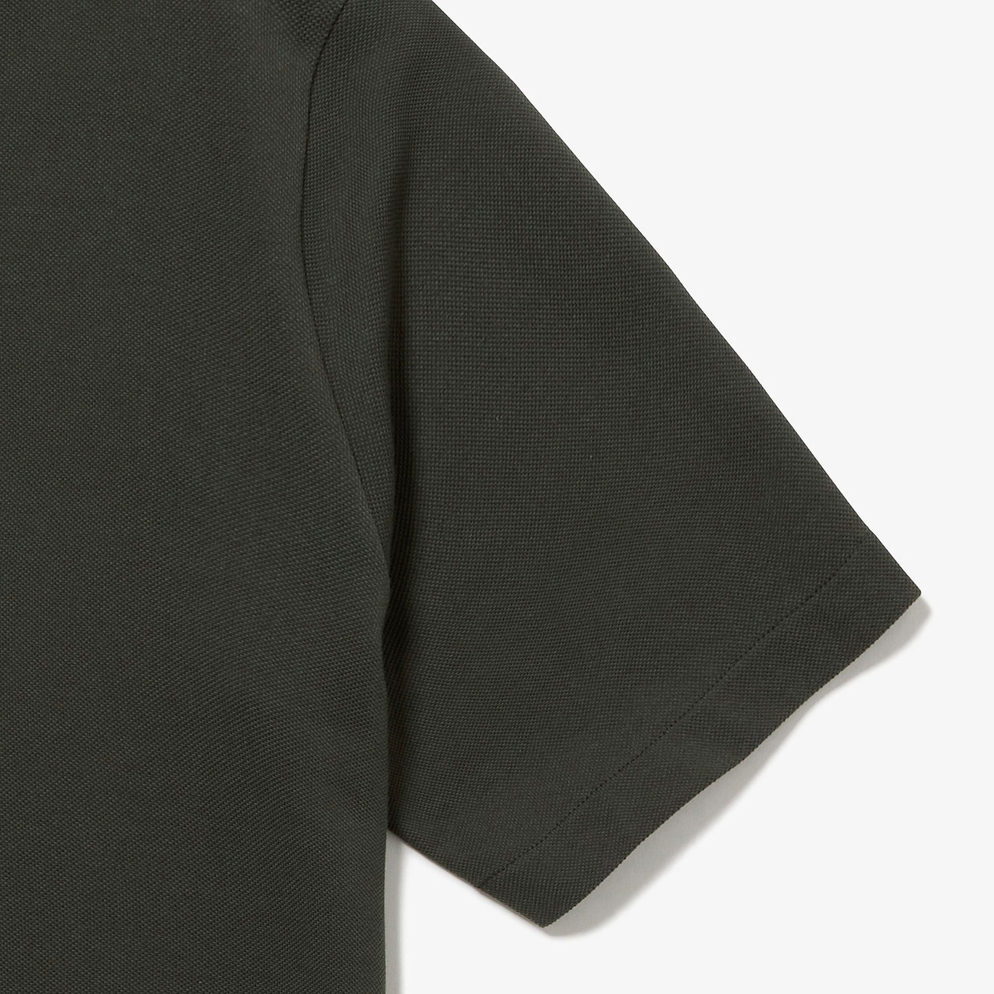L.12.12アレンジ ガゼット付き鹿の子地Tシャツ