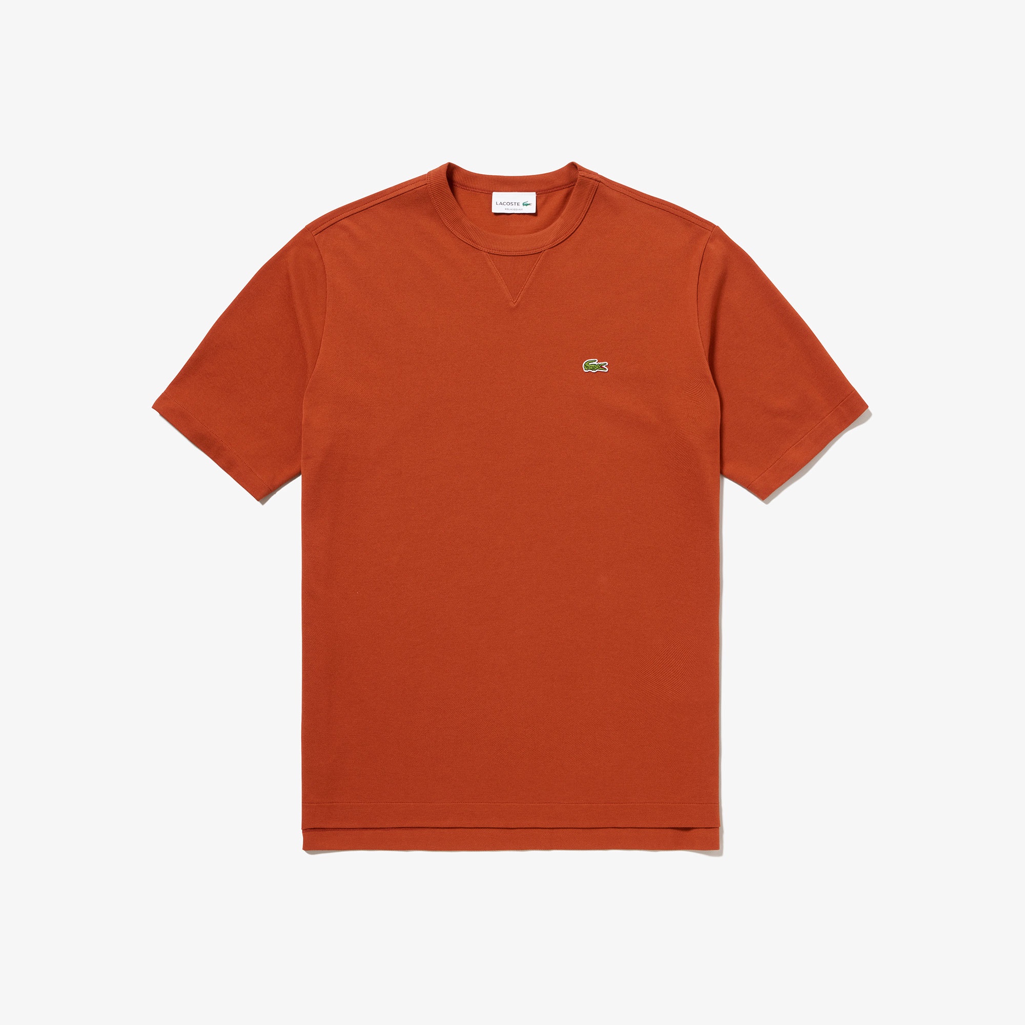 L.12.12アレンジ ガゼット付き鹿の子地Tシャツ