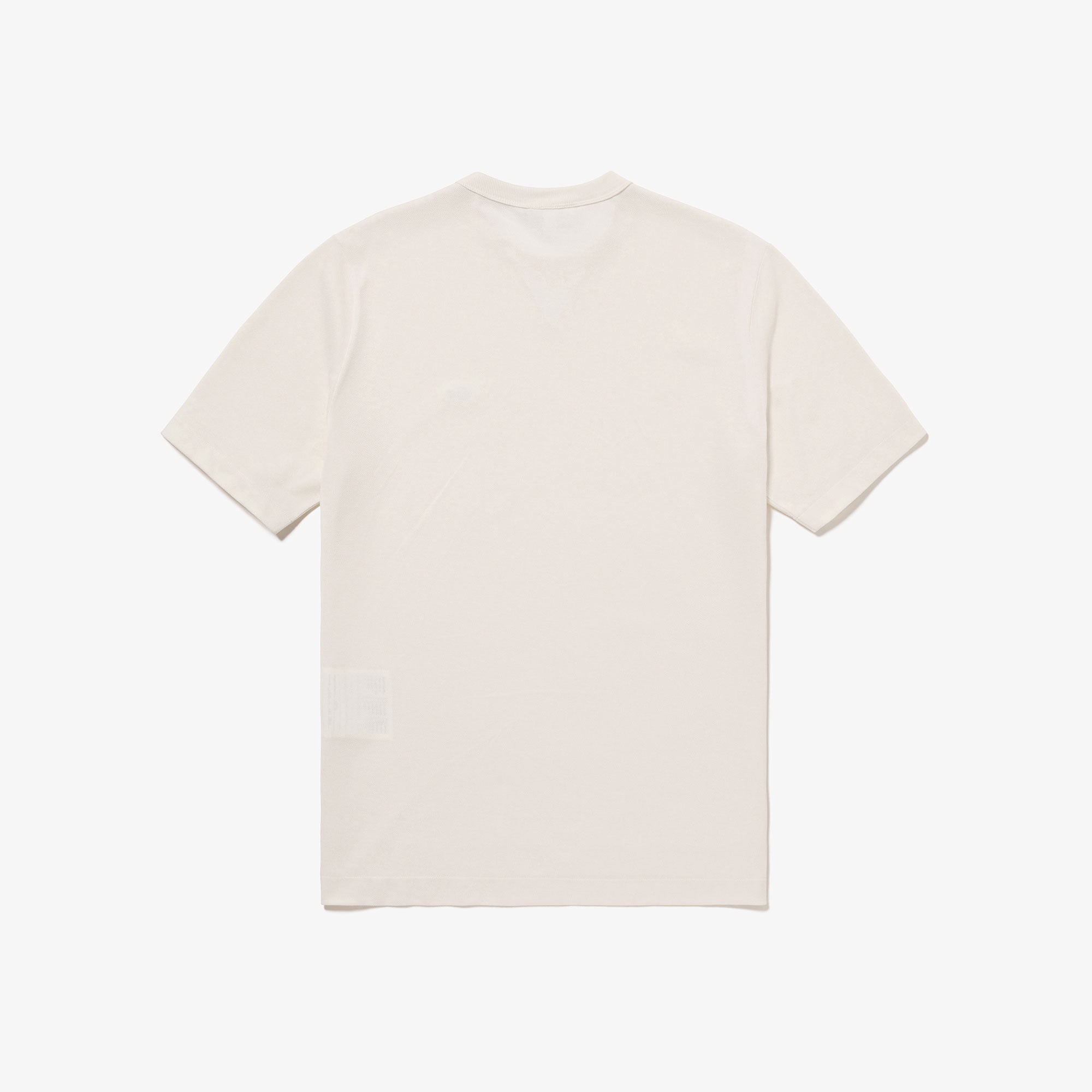 L.12.12アレンジ ガゼット付き鹿の子地Tシャツ