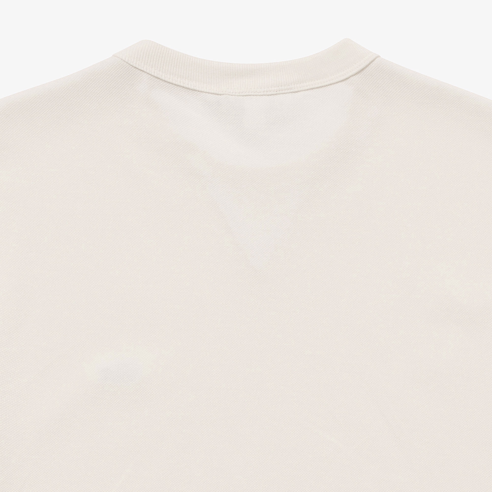 L.12.12アレンジ ガゼット付き鹿の子地Tシャツ