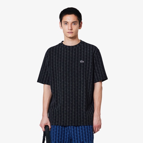 インディゴ鹿の子地Tシャツ