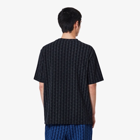 インディゴ鹿の子地Tシャツ