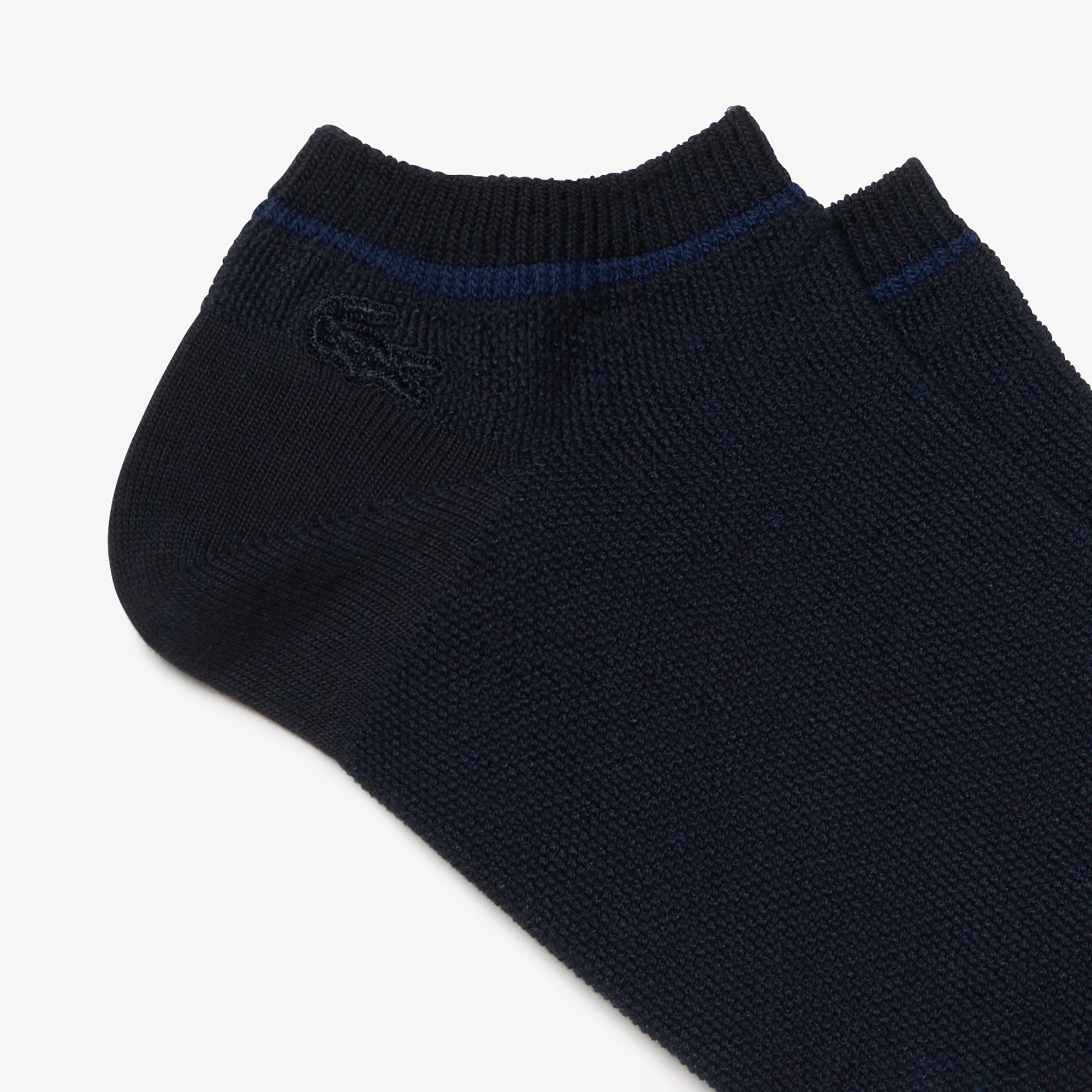 同色ワニロゴショートソックス