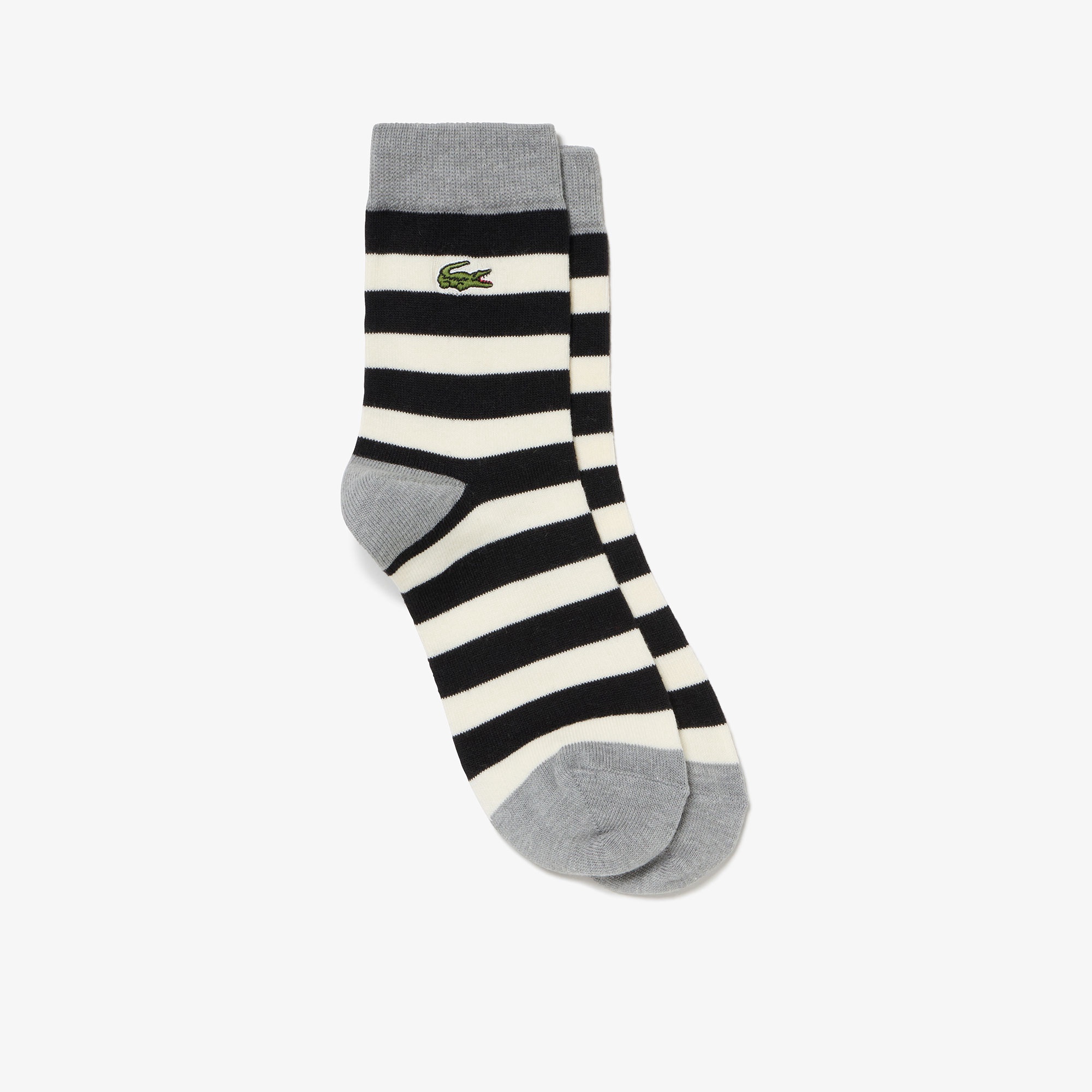 配色切り替えボーダークルーソックス