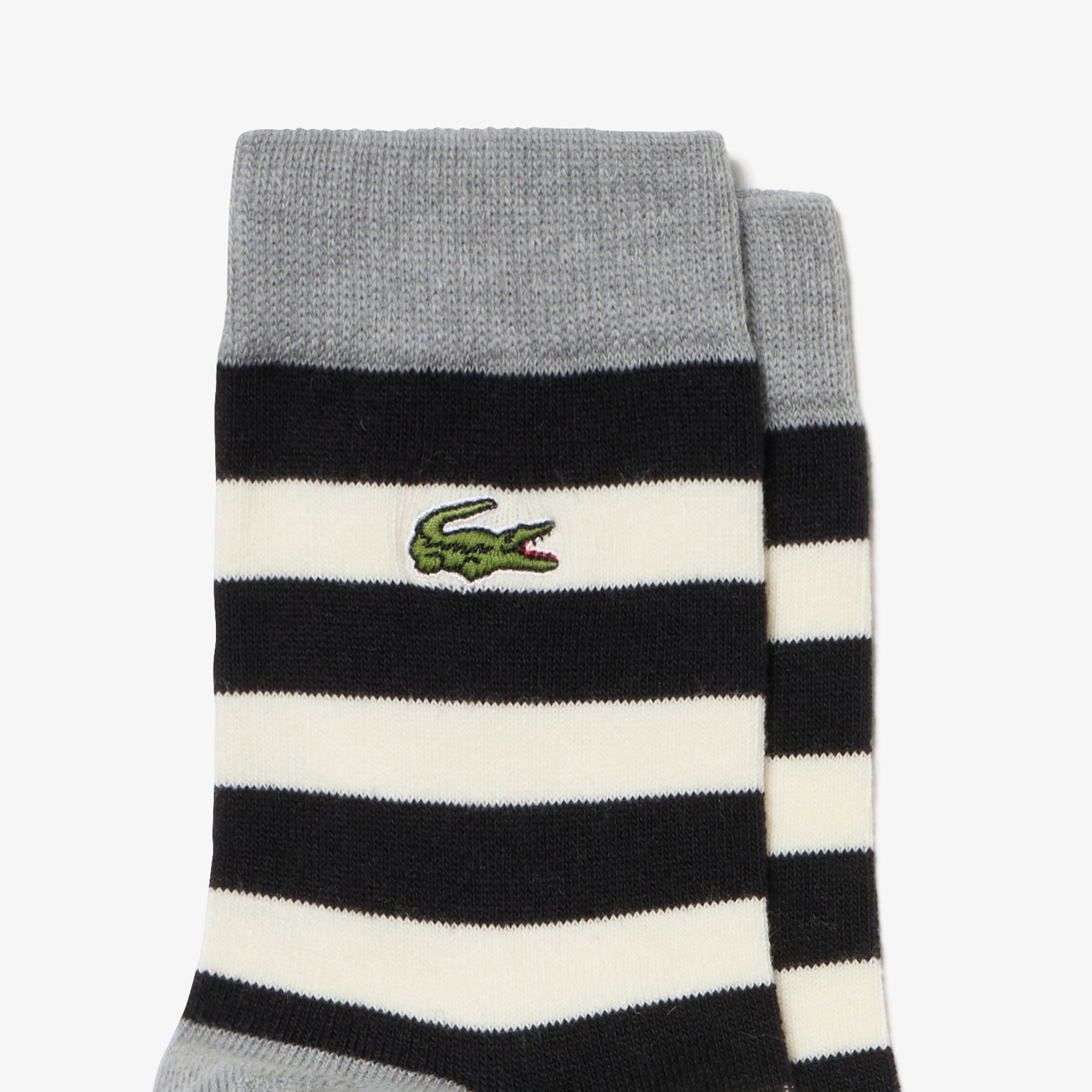 配色切り替えボーダークルーソックス