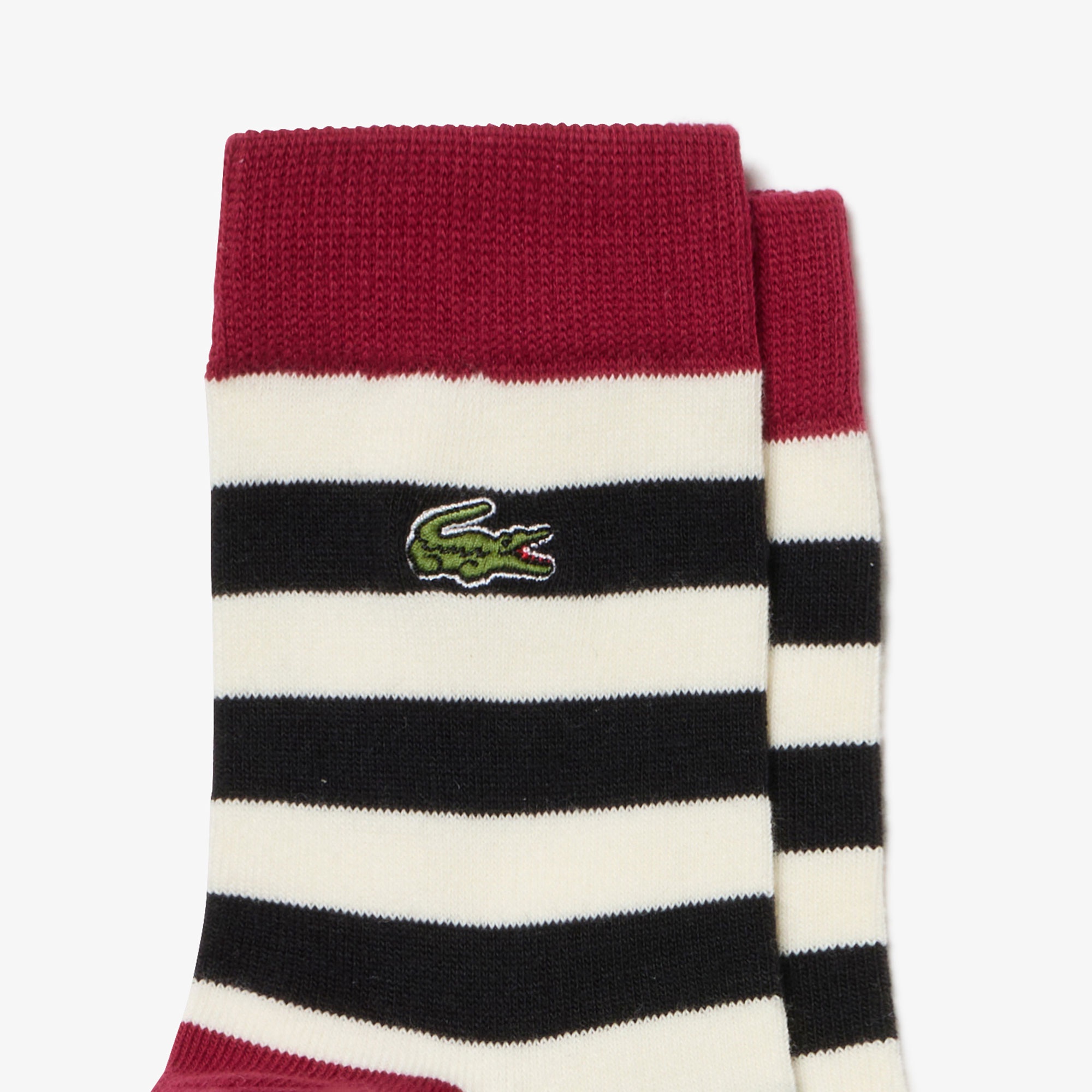 配色切り替えボーダークルーソックス