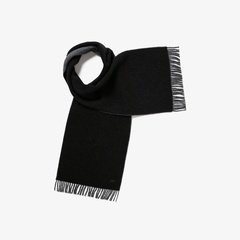 もは・ラコステのパーカーコート＆黒のダックスのカシミヤ１００％のマフラー モノグラムジャカードマフラー RE025J - ラコステ（LACOSTE