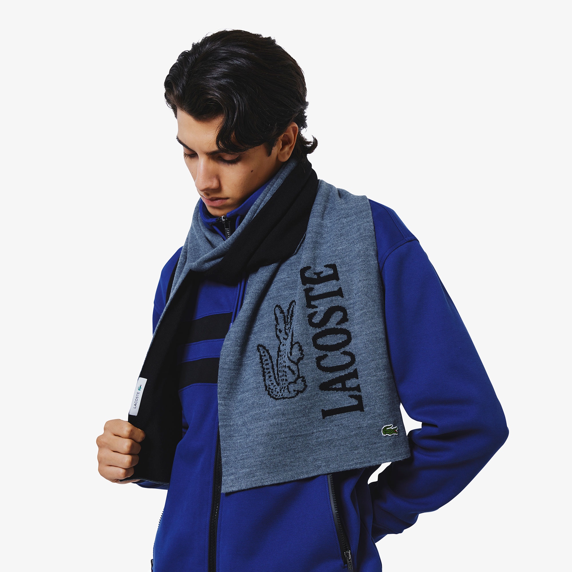 ワニロゴジャカードマフラー