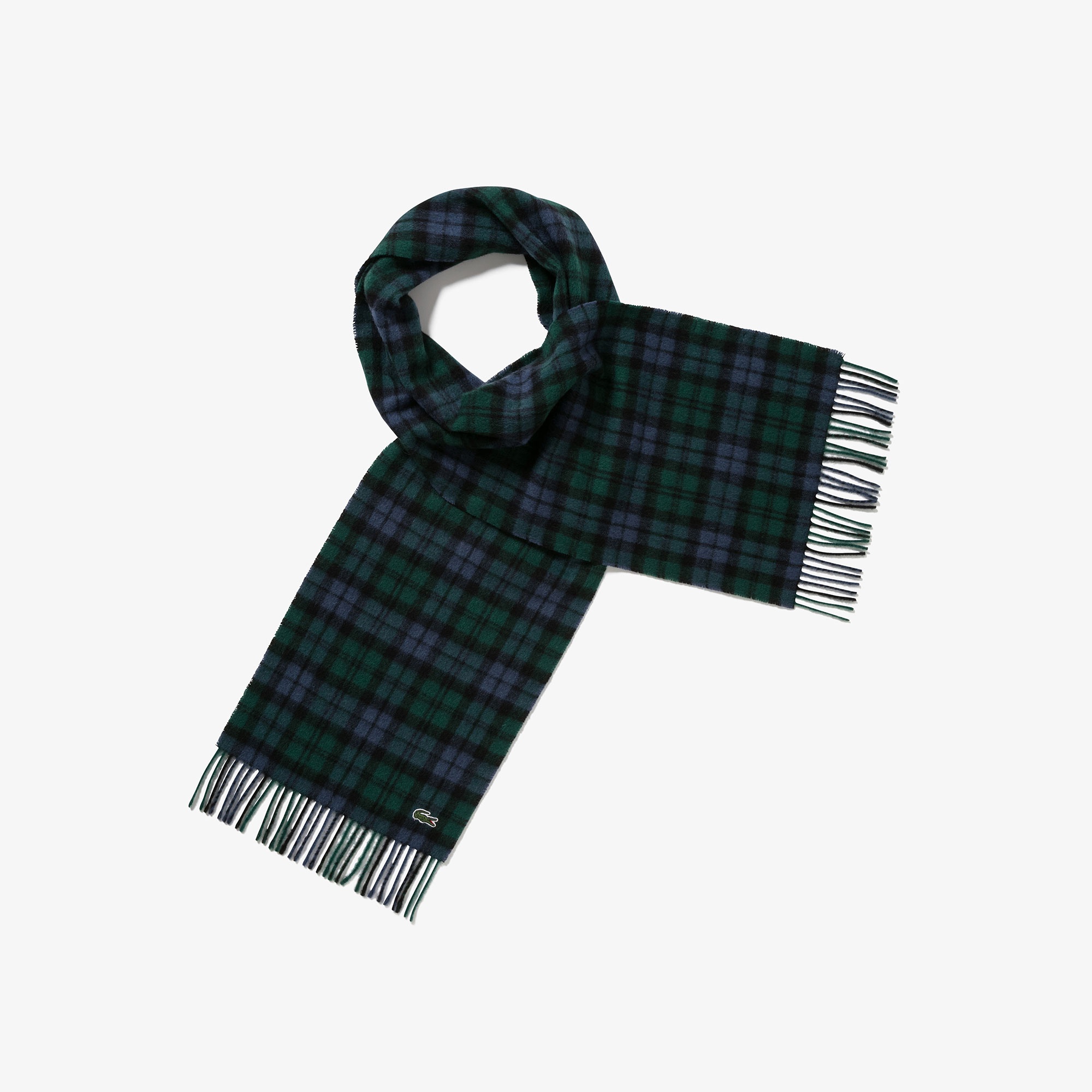 メリノウールチェックマフラー