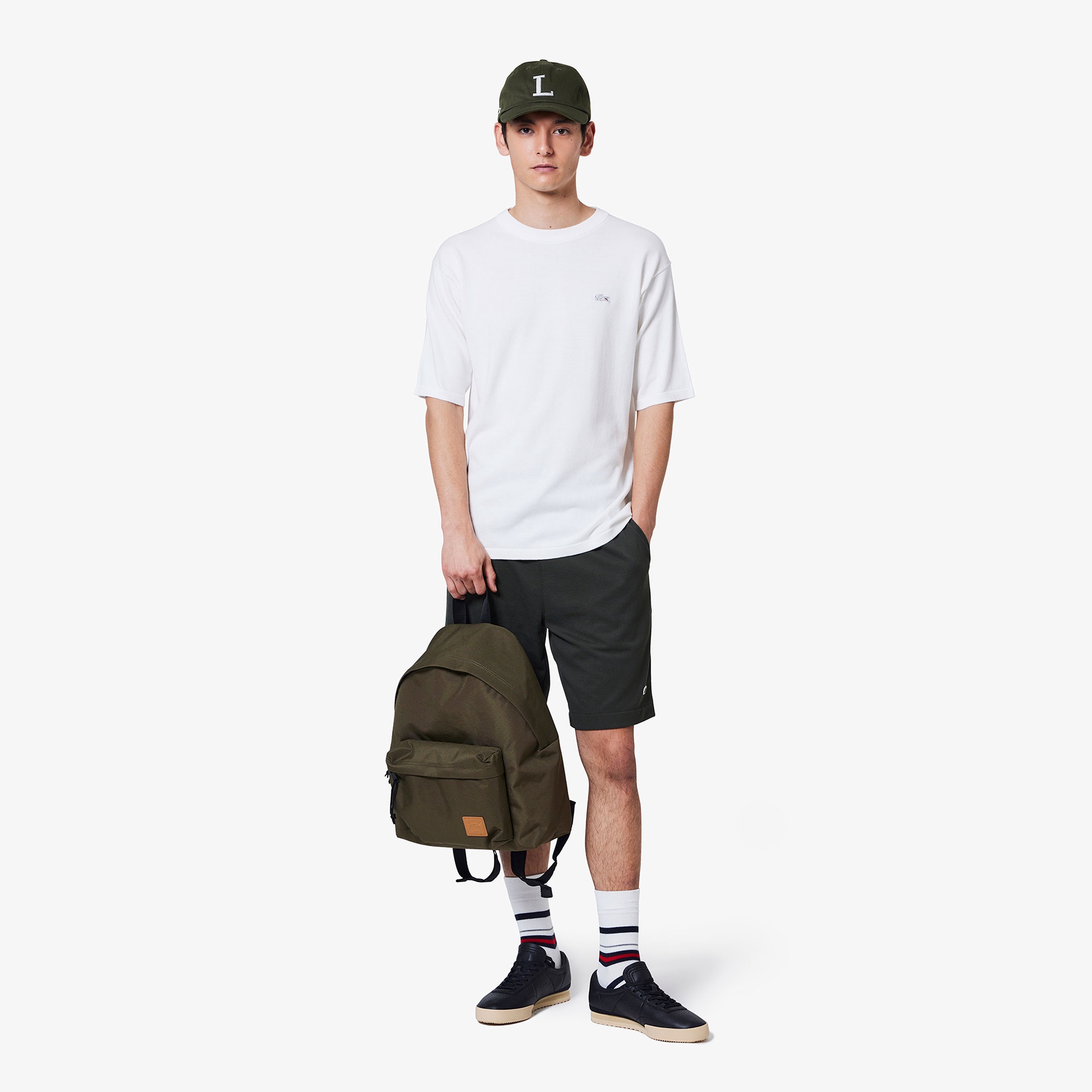 コットンツイルLロゴキャップ