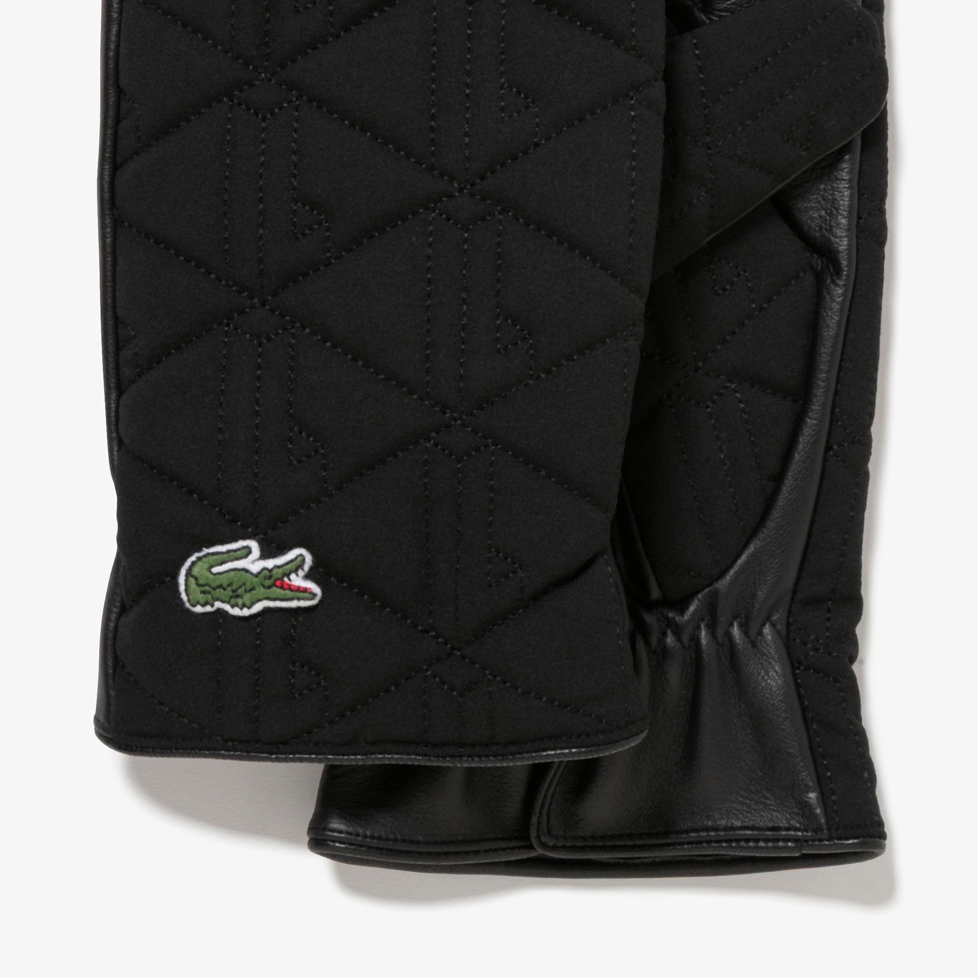 モノグラムキルティングレザーコンビグローブ