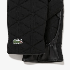 モノグラムキルティング✕レザーグローブ RV025J - ラコステ