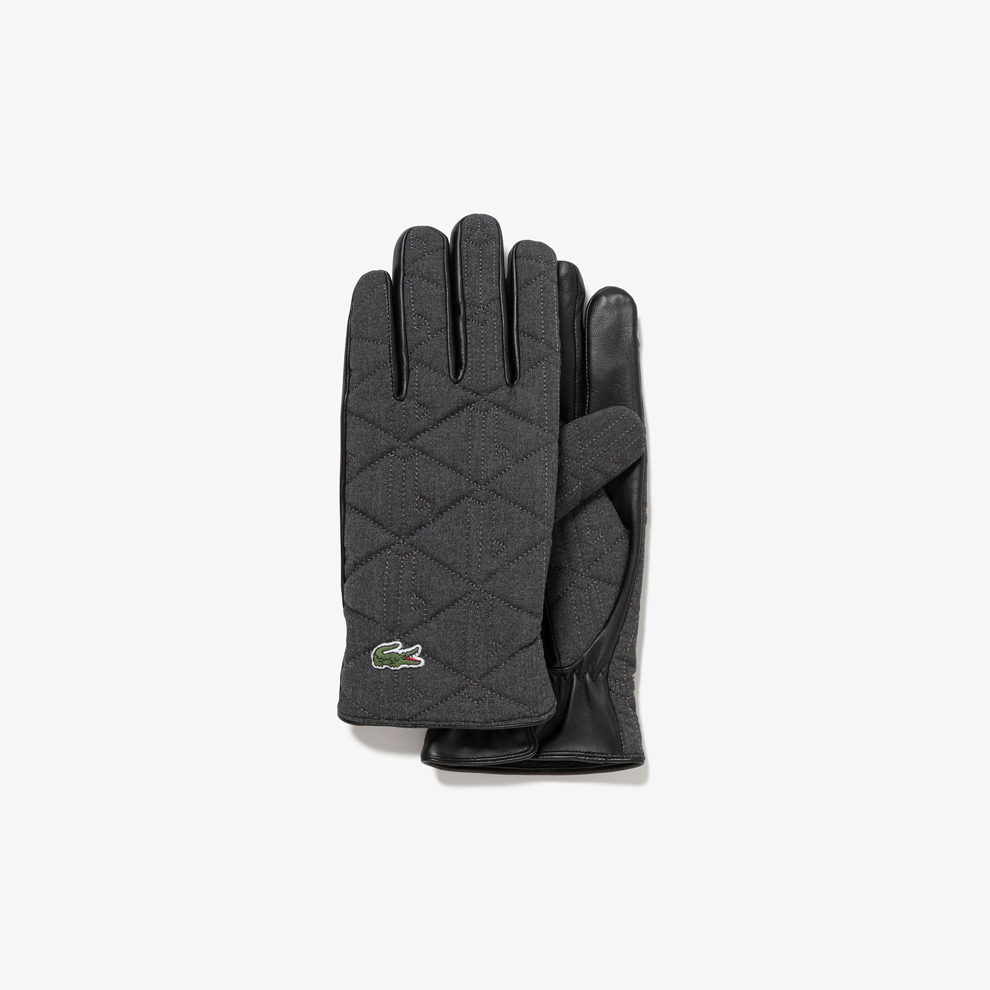 モノグラムキルティングレザーコンビグローブ