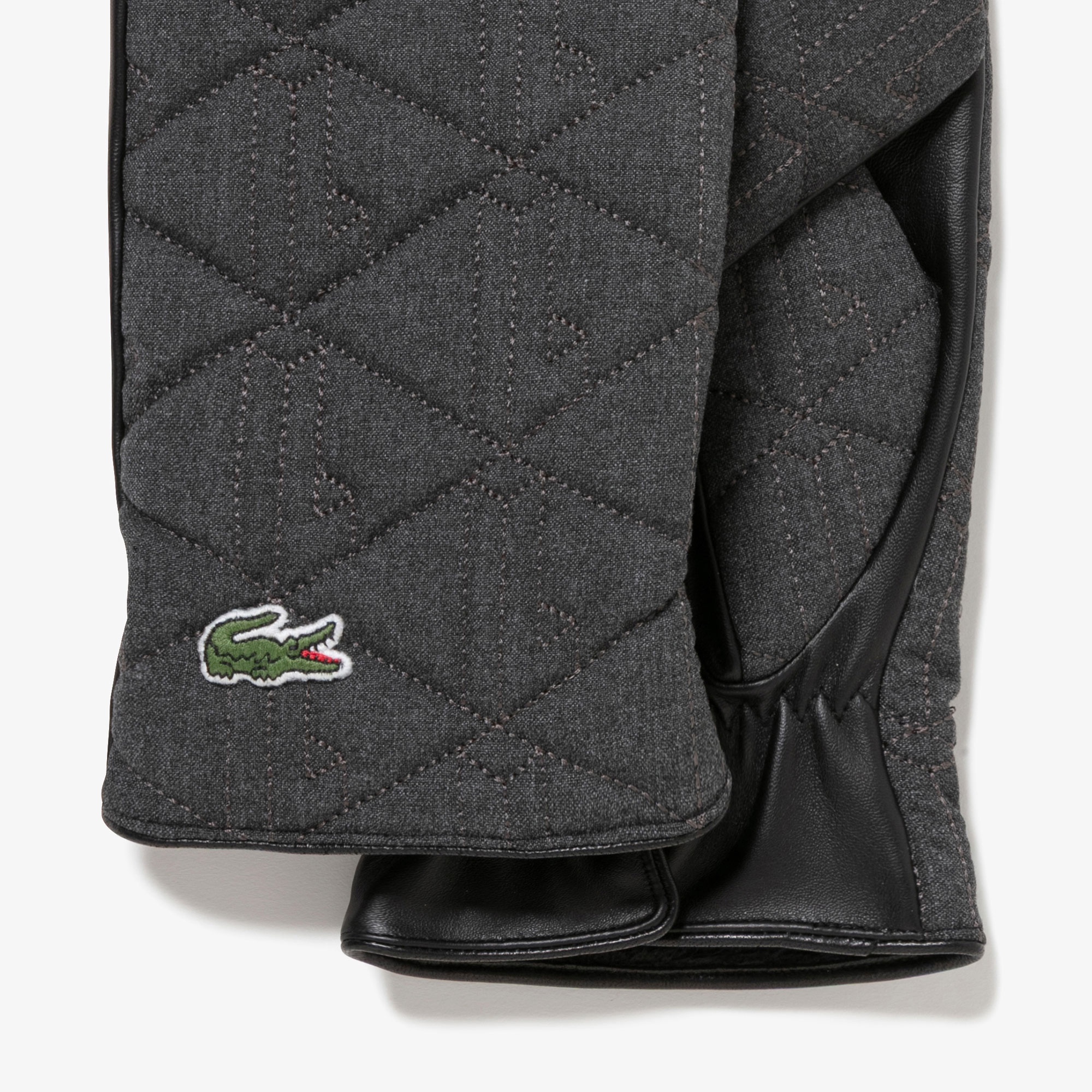 モノグラムキルティングレザーコンビグローブ