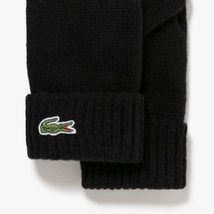 アラン柄ブレンドウールニットグローブ RV037J - ラコステ（LACOSTE