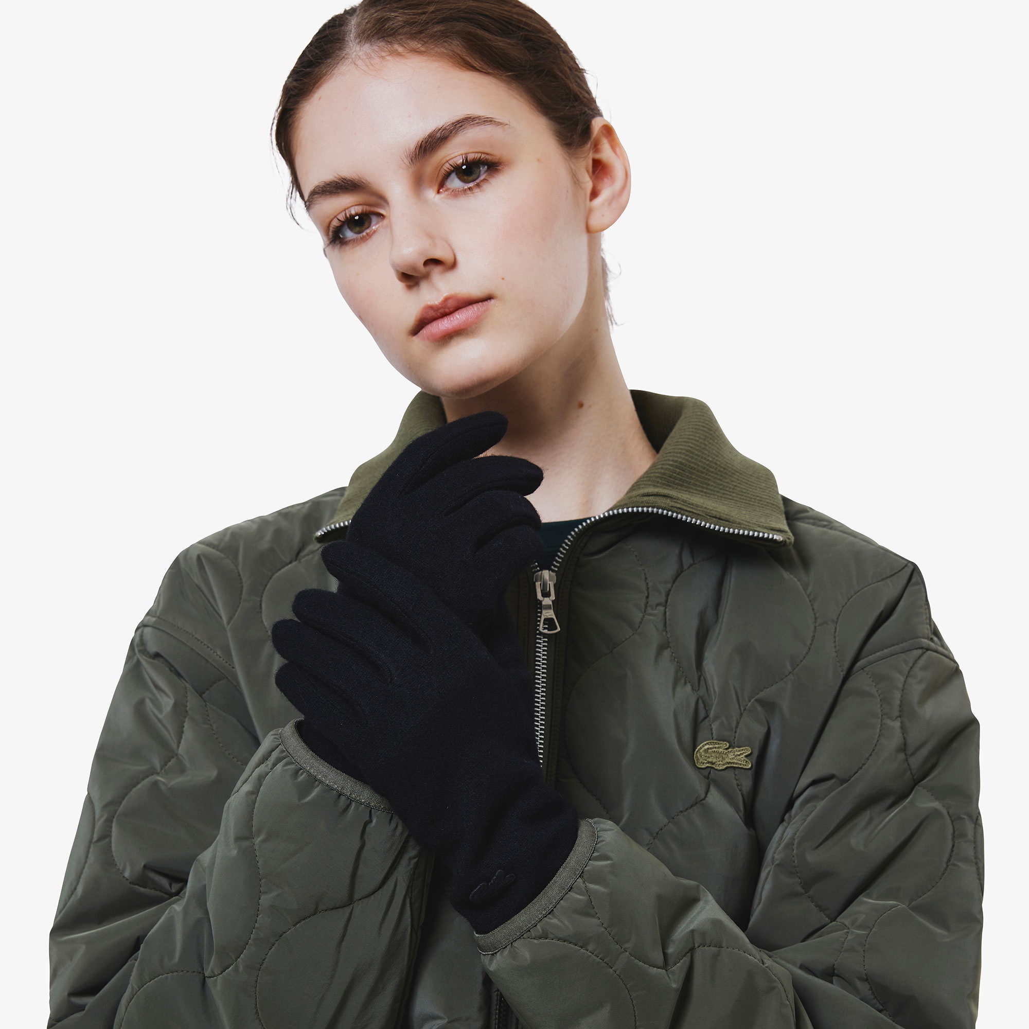 カシミヤブレンドジャージグローブ