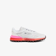 Lacoste ホワイト/ピンク スニーカー レディース LACOSTE Sport Womens White Pink Leather Shoes Sneakers